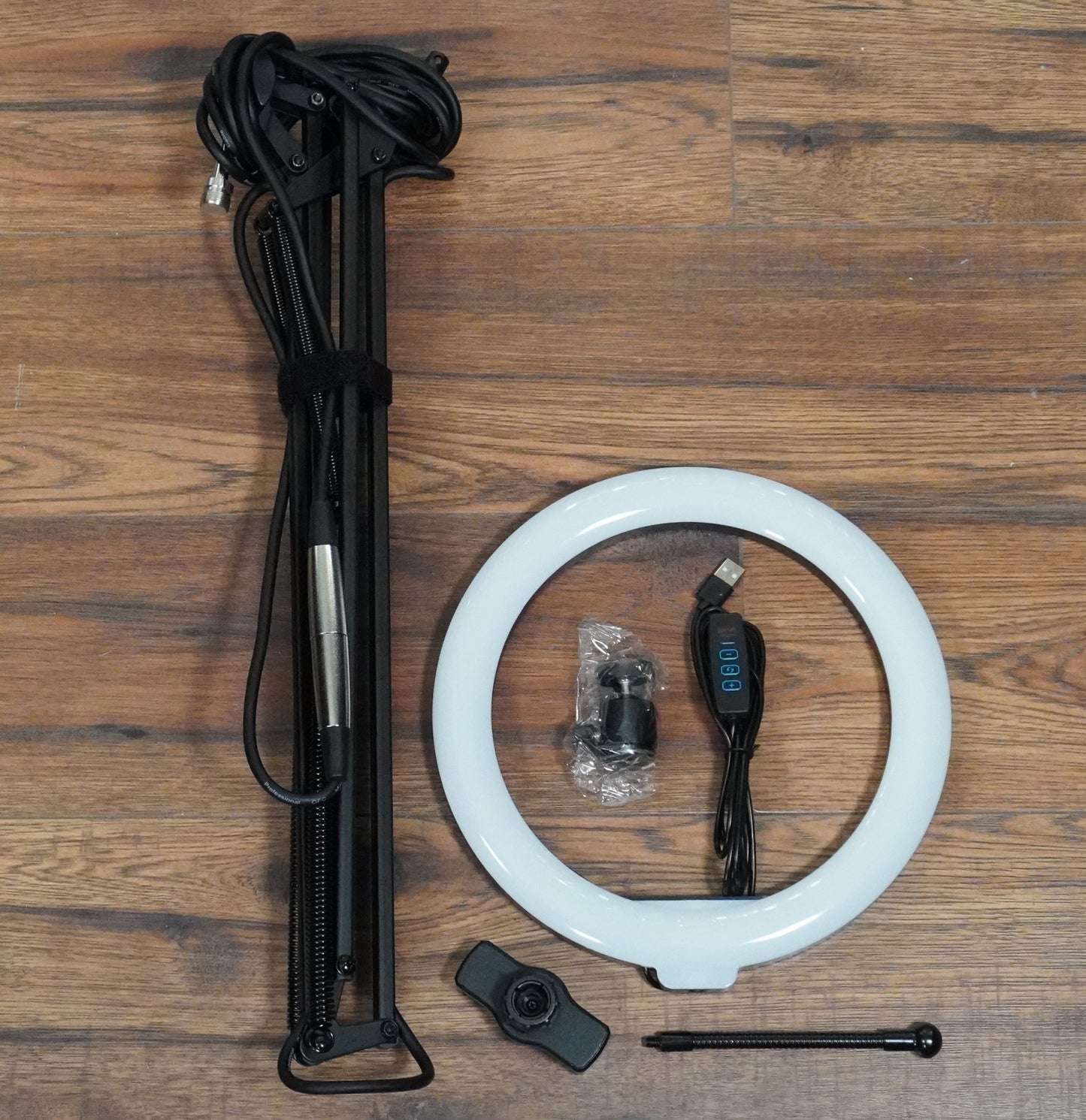 Gator Frameworks GFW-ID-CREATORTREE All-In-One Content Creator Tree Light Mic & Camera Attachments