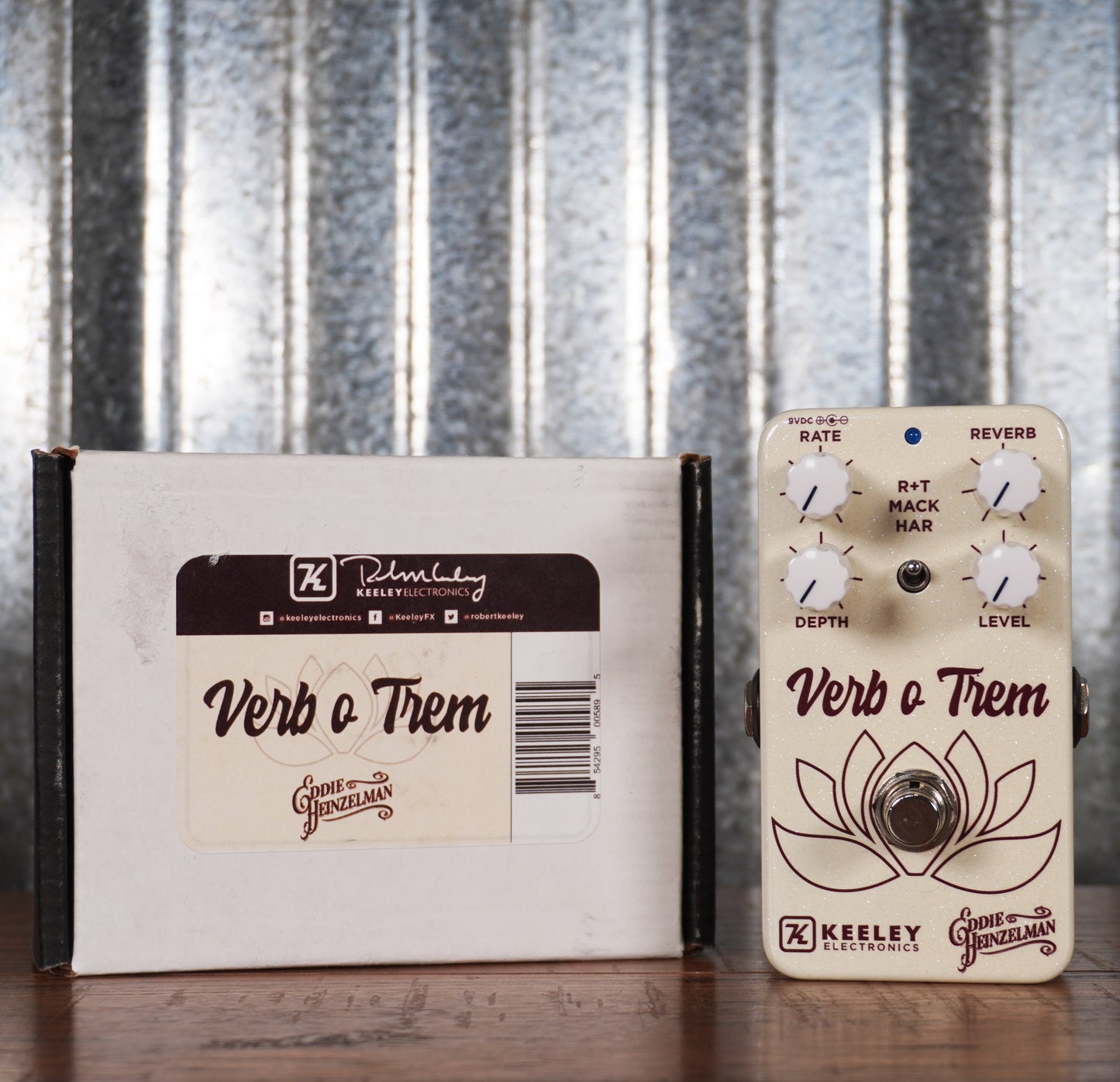 Keeley VOT Eddie Heinzelman Verb O Trem Guitar Effect Pedal Used