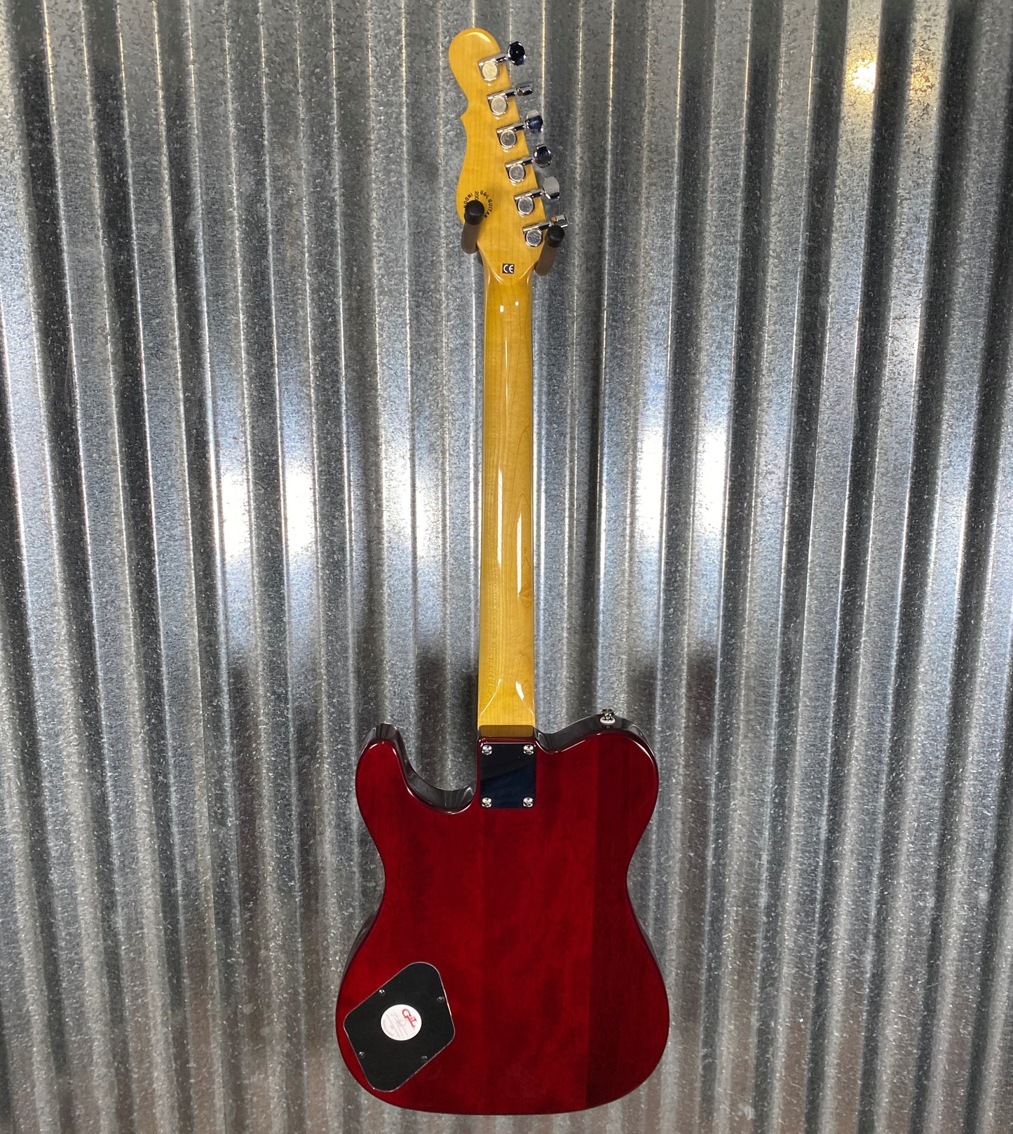 G&L Tribute ASAT JR II Transparent Red Guitar Junior 2 Blem #7056