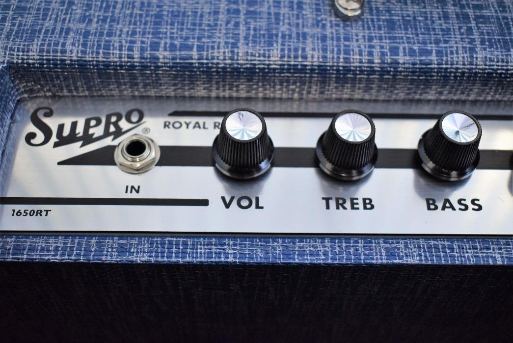 Supro USA 1650RT Royal Reverb 35/45/60 Watt All Tube 2x10 Combo Amplifier #367