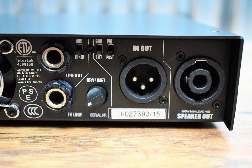 Warwick LWA500 500 Watt Light Weight Bass Amplifier Head LWA 500 B Stock