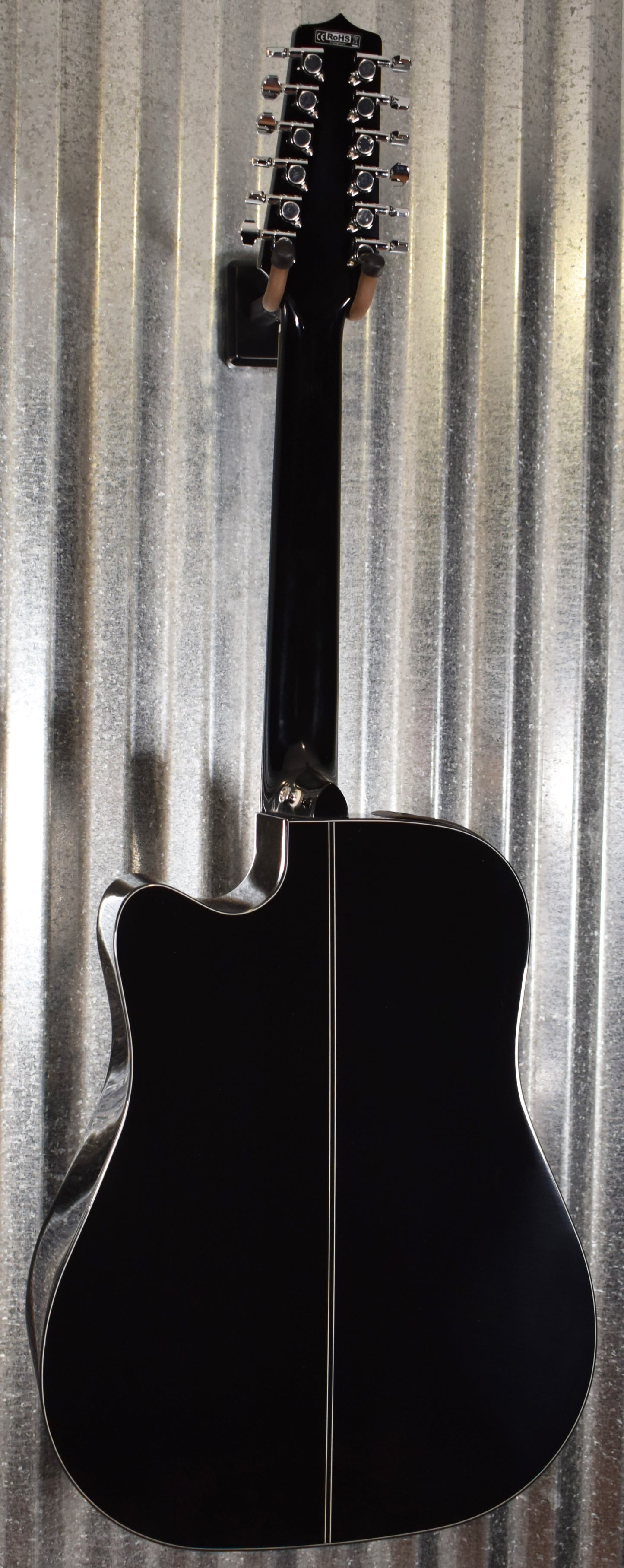 Takamine GD30CE-12 Black 12 String Acoustic Electric Guitar GD30CE12BLK #2927 Used