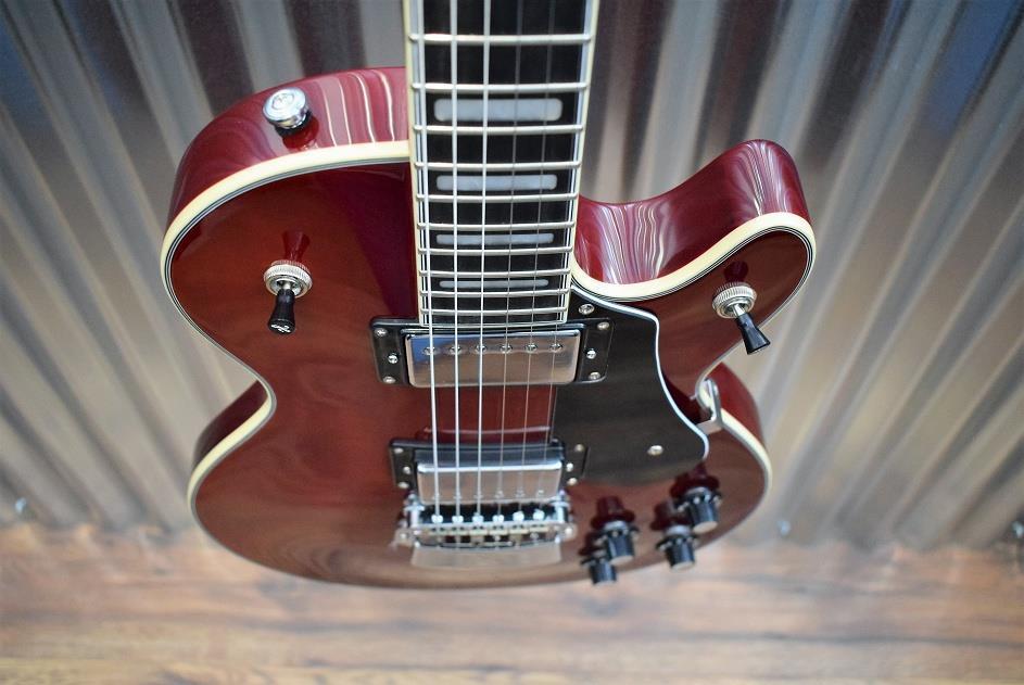 Hagstrom Swede SWE-WCT Wild Cherry Electric Guitar & Bag #244