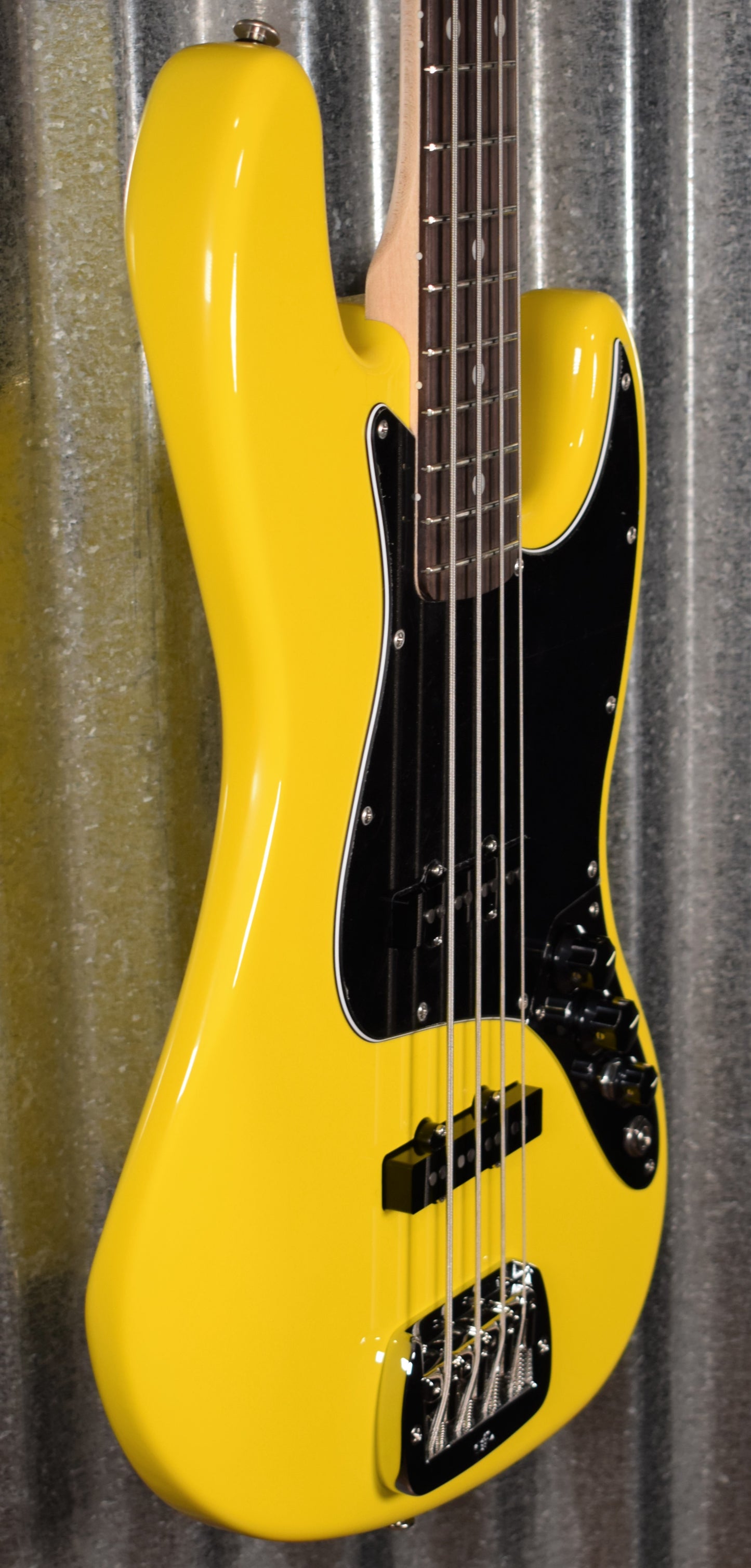 G&L USA Fullerton Custom JB Yellow Fever Jazz Bass & Case 2020 #9031