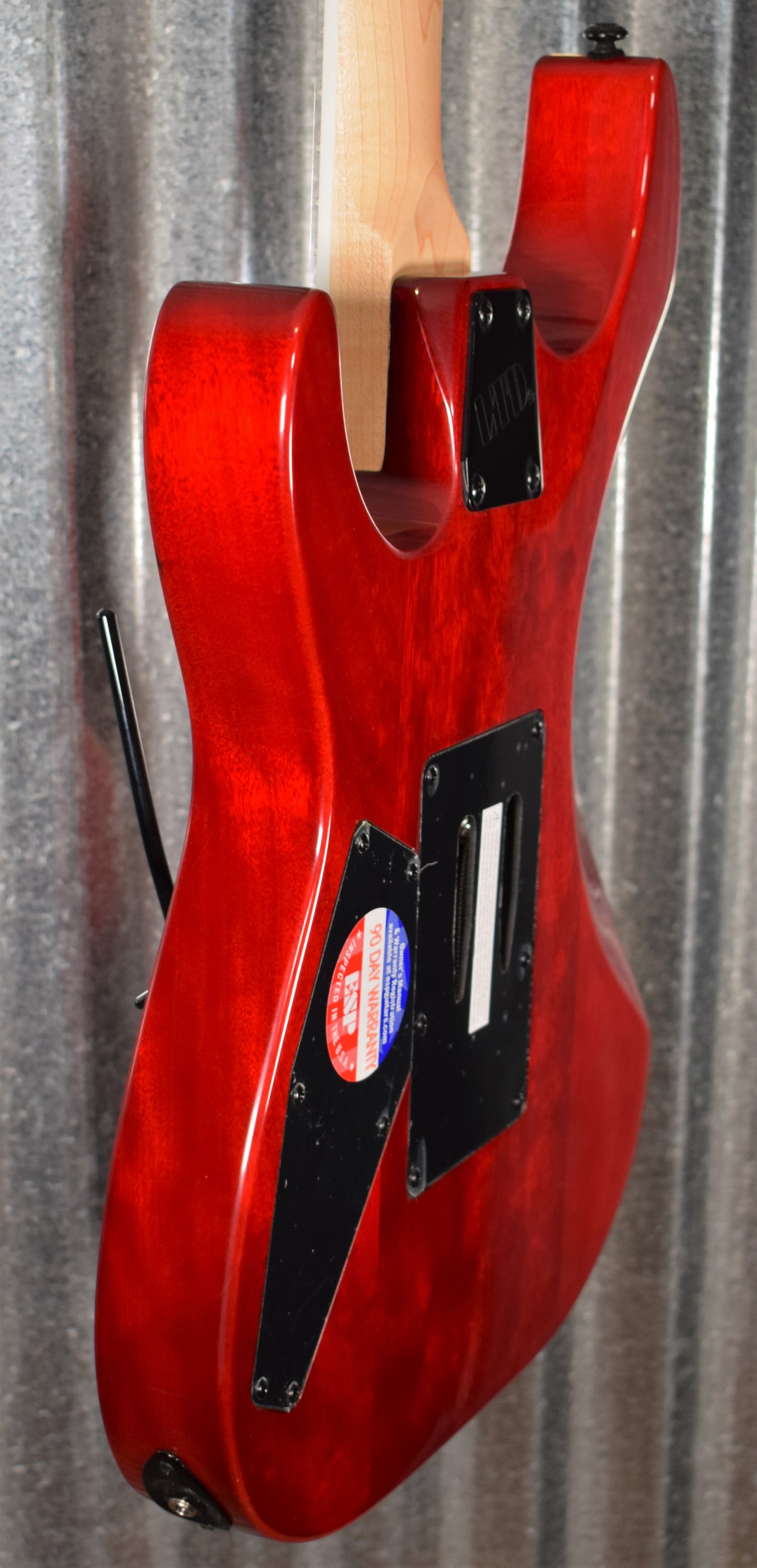 ESP LTD M-200FM See Thru Red Flame Top Guitar LM200FMSTR #0353