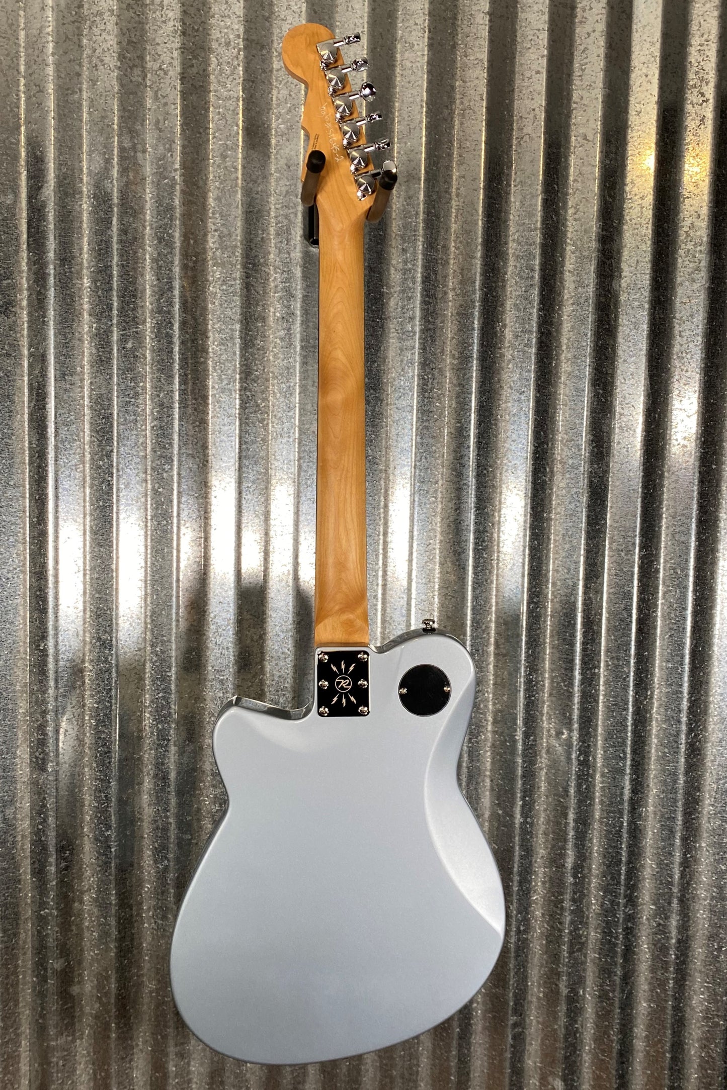 Reverend Double Agent OG Metallic Silver Freeze Guitar #1645 B Stock