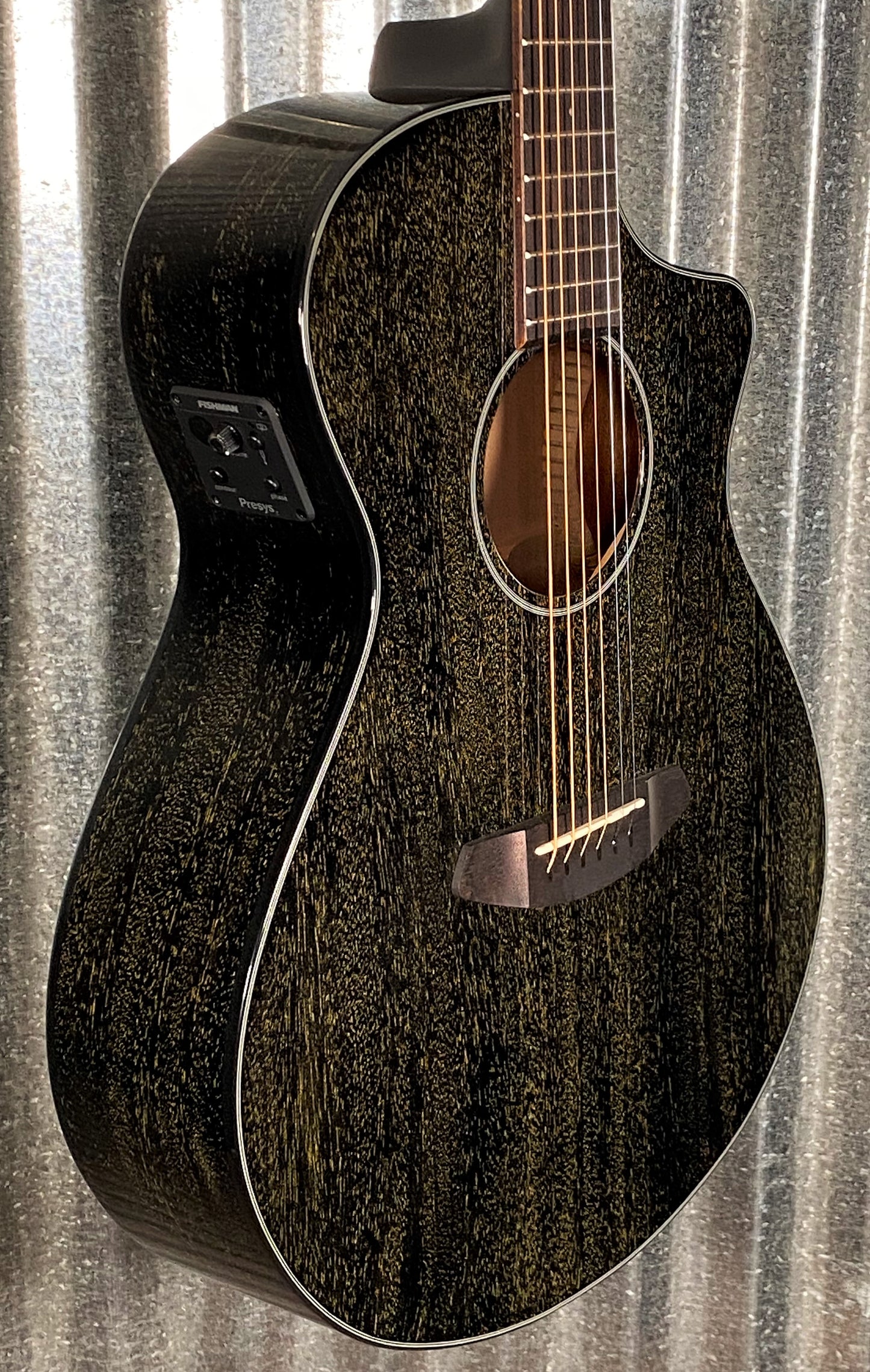 Breedlove Rainforest S Concert Black Gold CE Mahogany Acoustic Electric Guitar RFCN52CEAMAM #9085