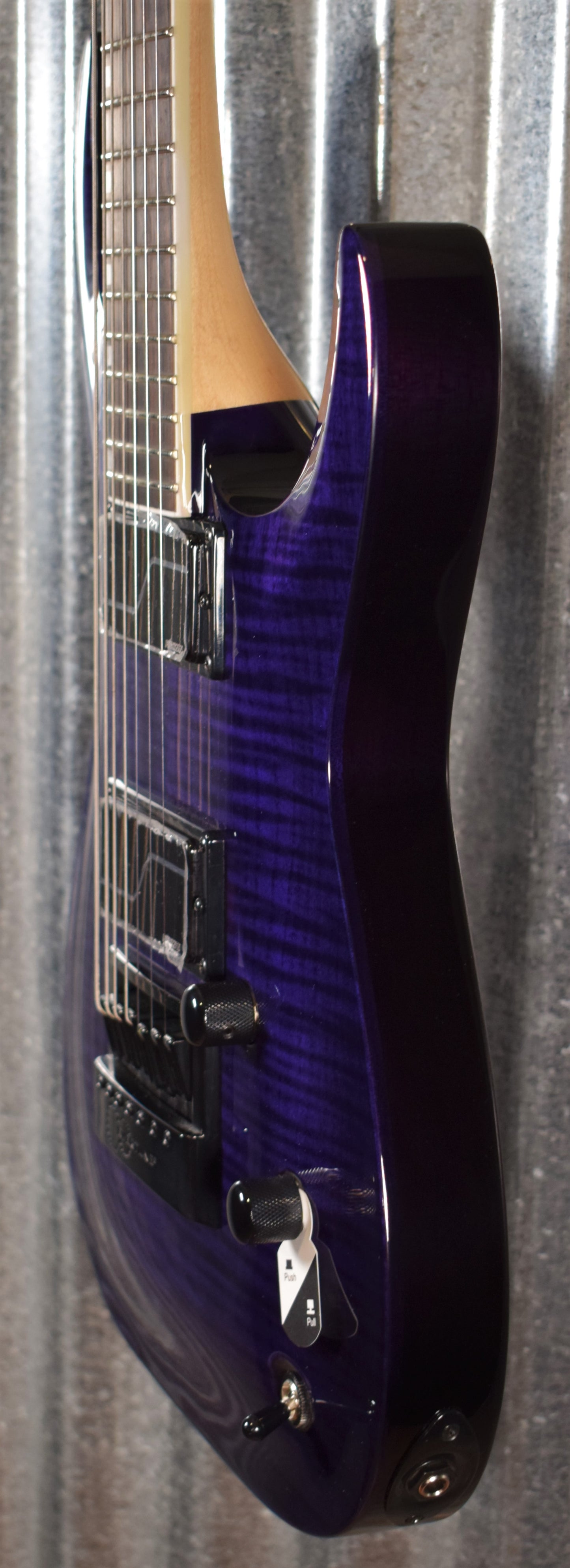 ESP LTD SH-7 Evertune Brian "Head" Welch Signature See Thru Purple Guitar & Case SH7ETFMSTP #1417 Demo