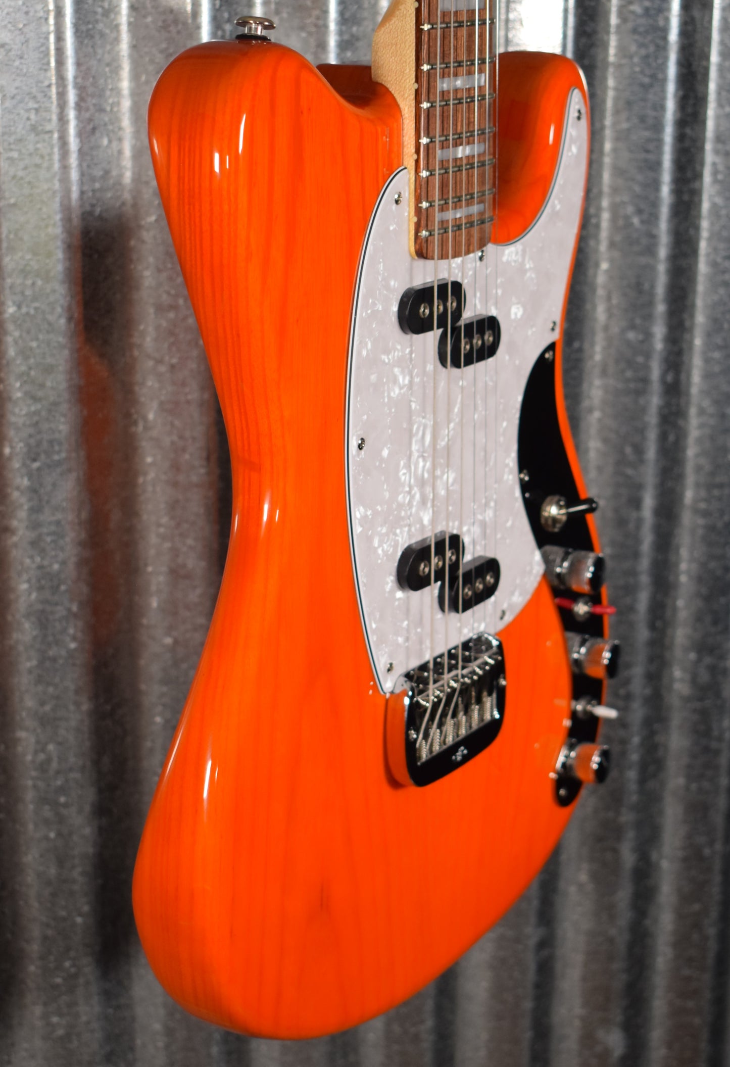 G&L USA CLF Espada Clear Orange Guitar & Case #6181