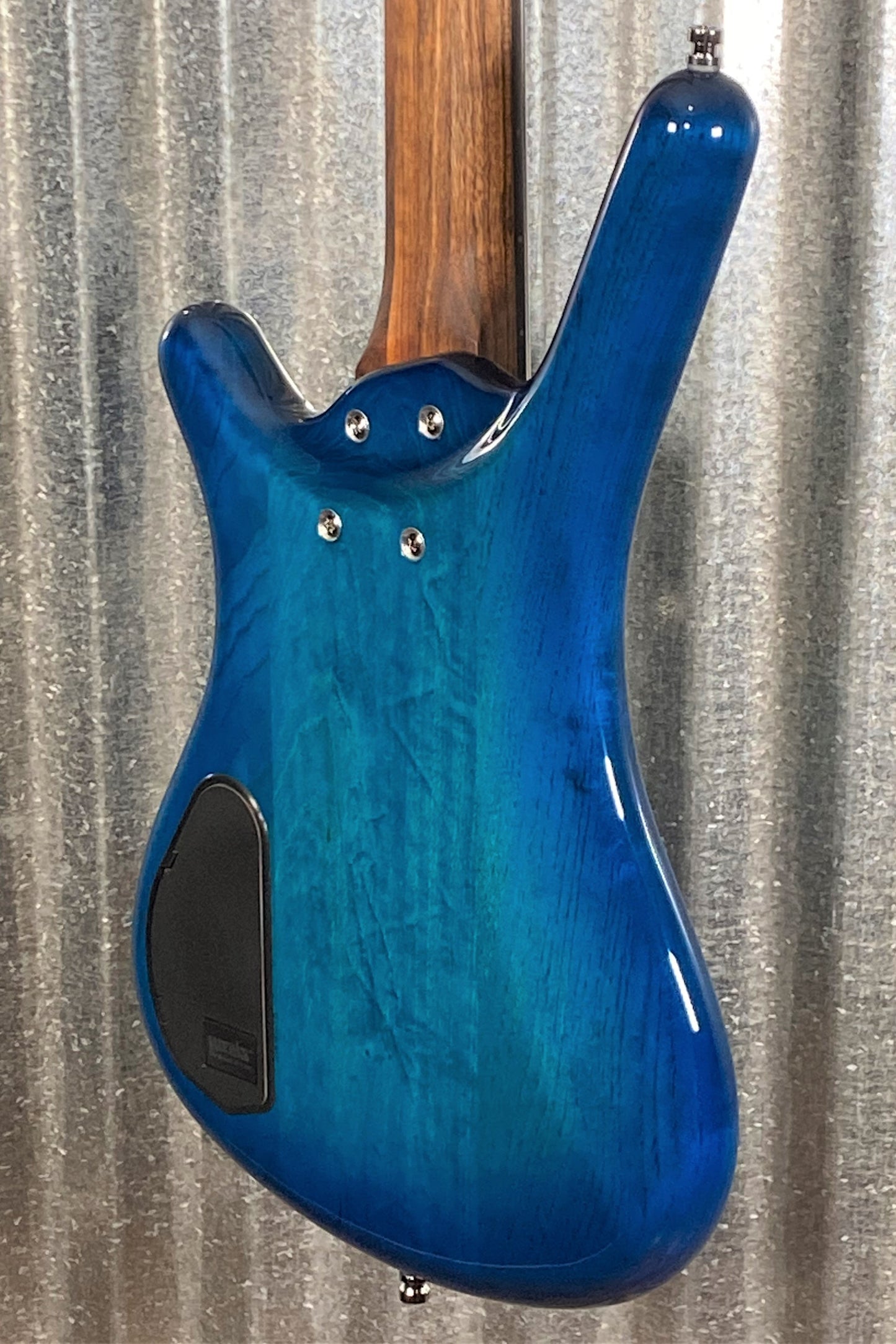 Warwick German Pro Series Corvette $$ Fretless 5 String Bass LTD Edition Lagoon Blueburst & Bag #5822