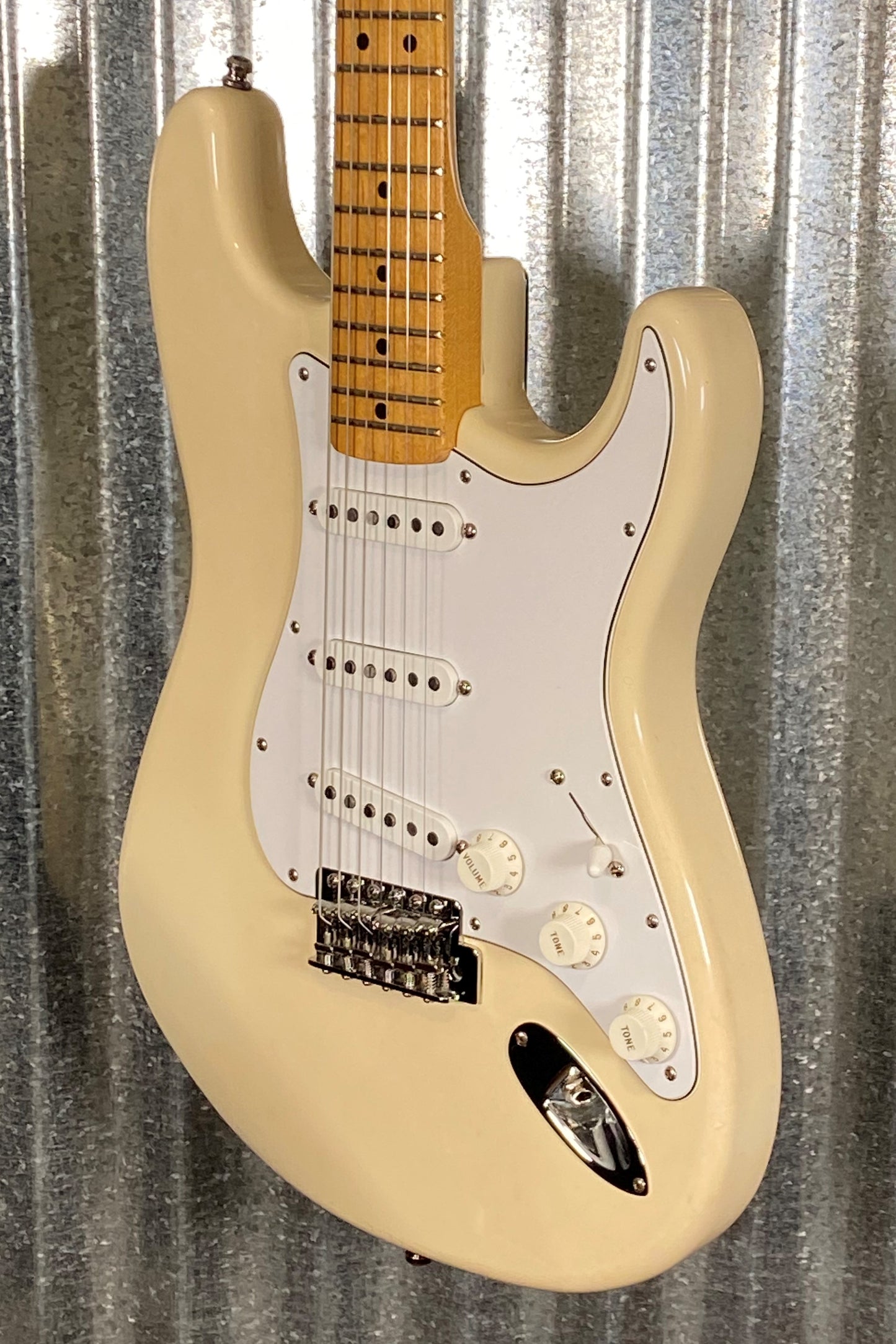 Fender Jimmie Vaughan Signature Stratocaster Olympic White & Case #1754 Used