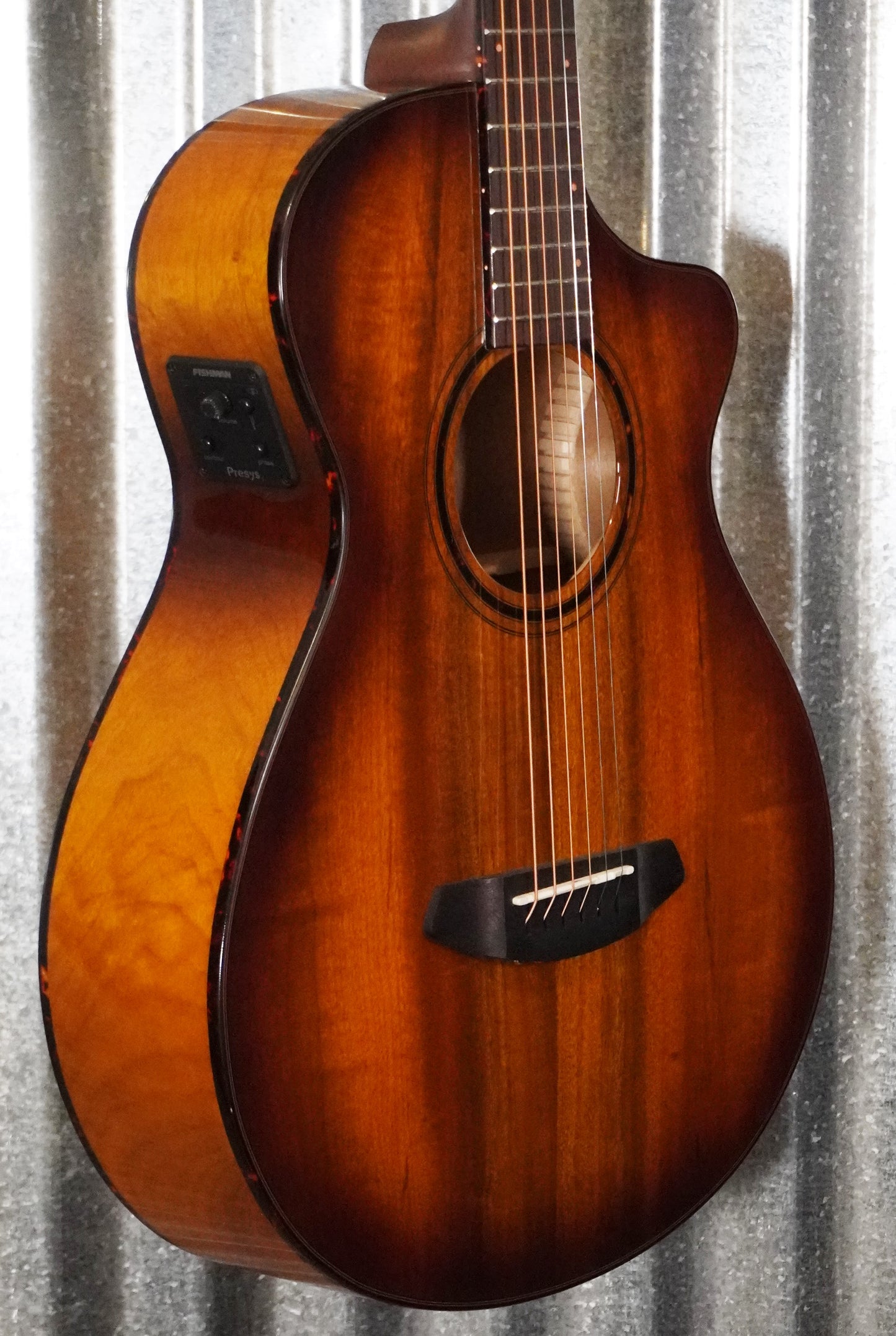 Breedlove Pursuit Exotic S Concertina Tiger's Eye CE Acoustic Electric Guitar PSCA42CEMYMY #3427 Used