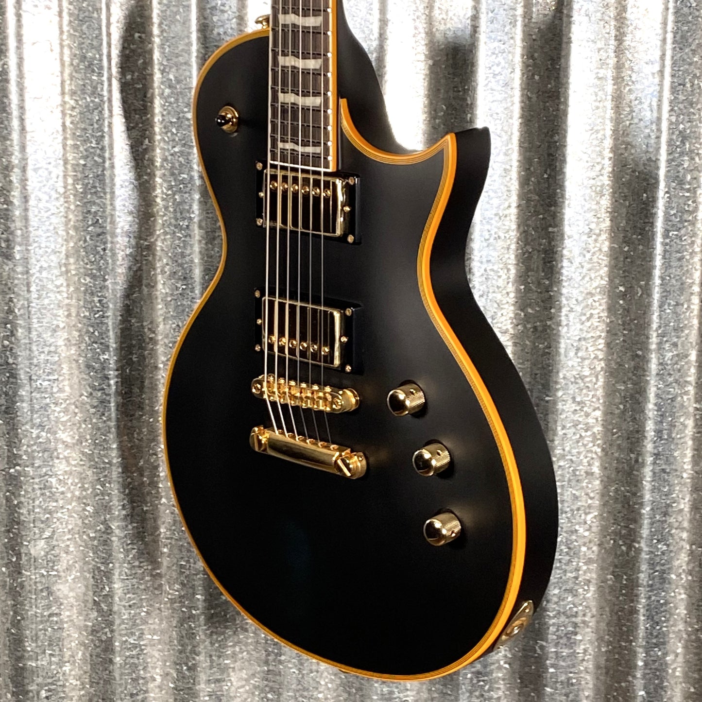 ESP LTD EC-1000 Duncan Eclipse Seymour Duncan Vintage Black Guitar LEC1000VBD #1338 Used