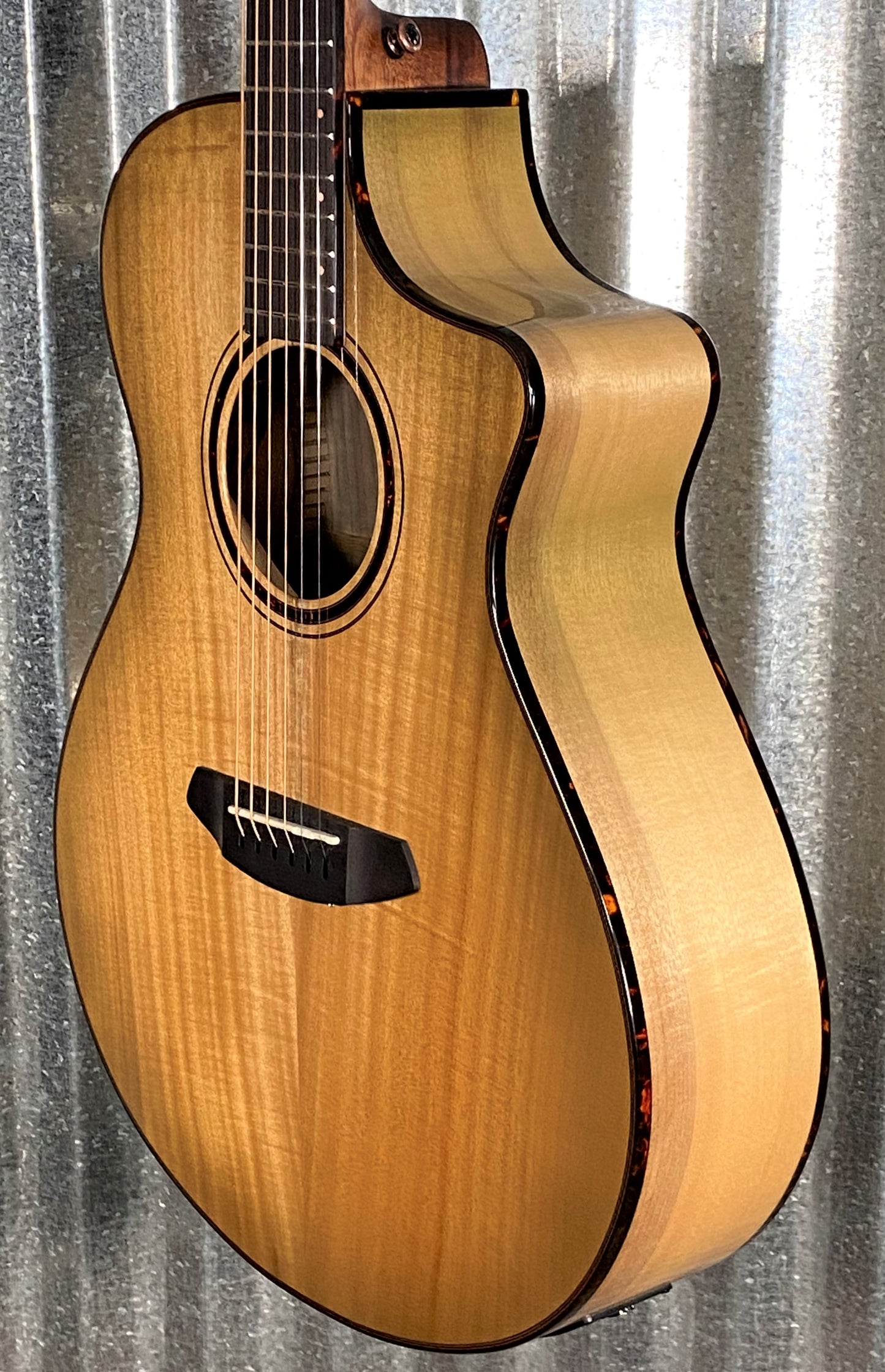 Breedlove Pursuit Exotic S Concert CE Sweetgrass Myrtlewood Acoustic Electric Guitar #8418