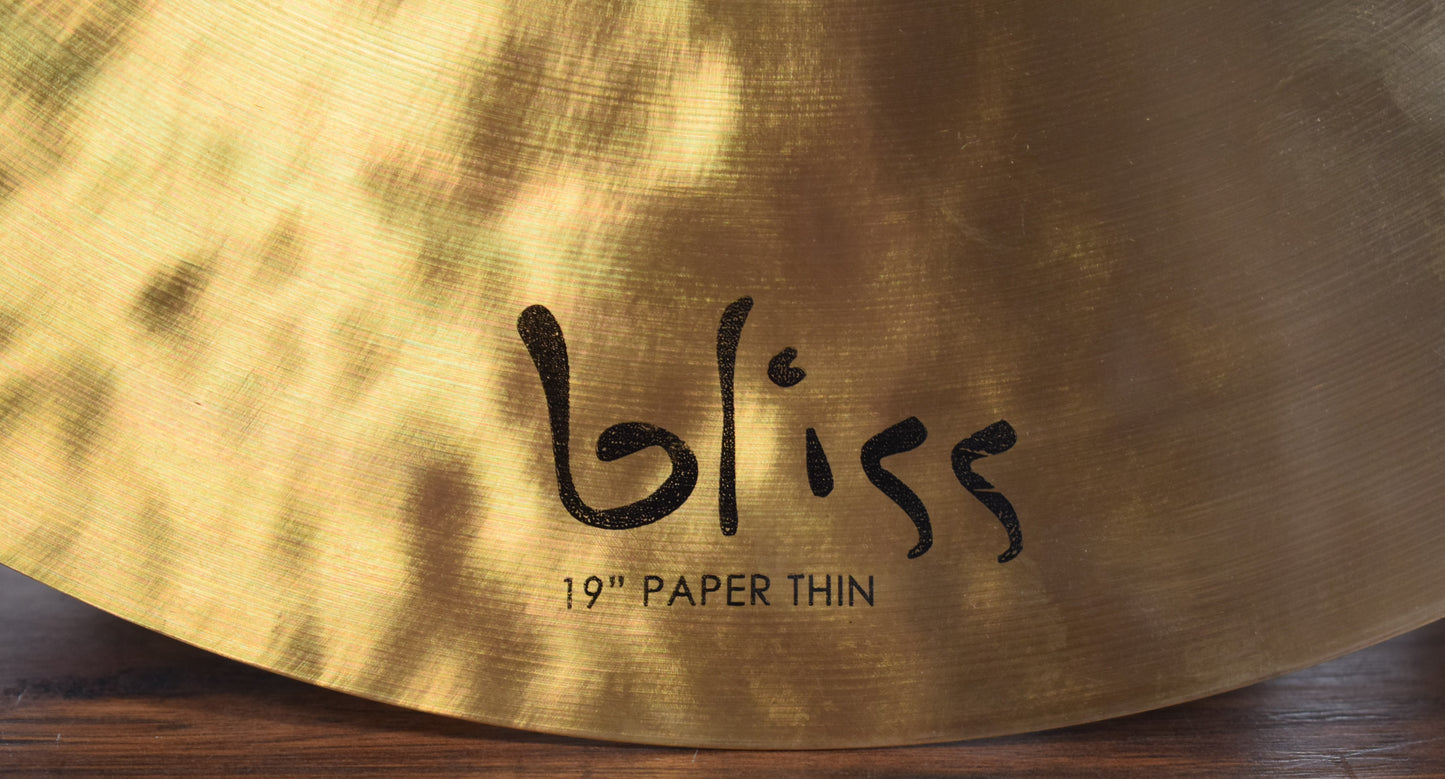 Dream Cymbals BPT19 Bliss Hand Forged & Hammered 19" Paper Thin Crash Demo