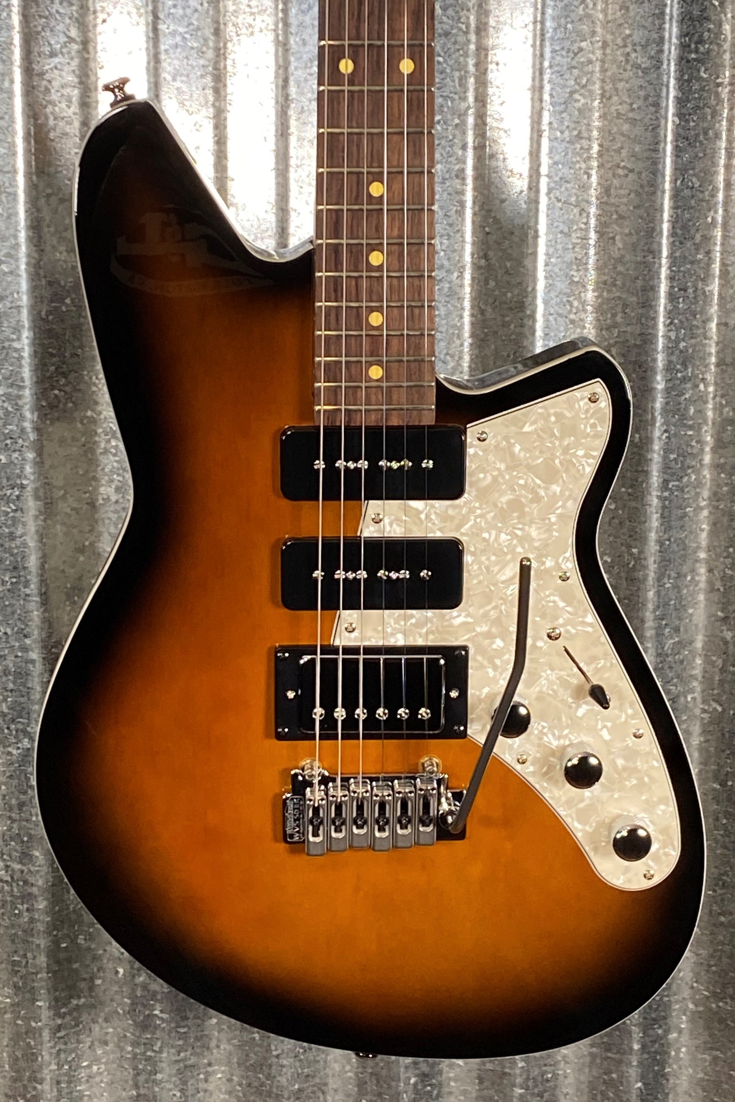 Reverend Six Gun HPP Coffee Burst Guitar #1743 B Stock