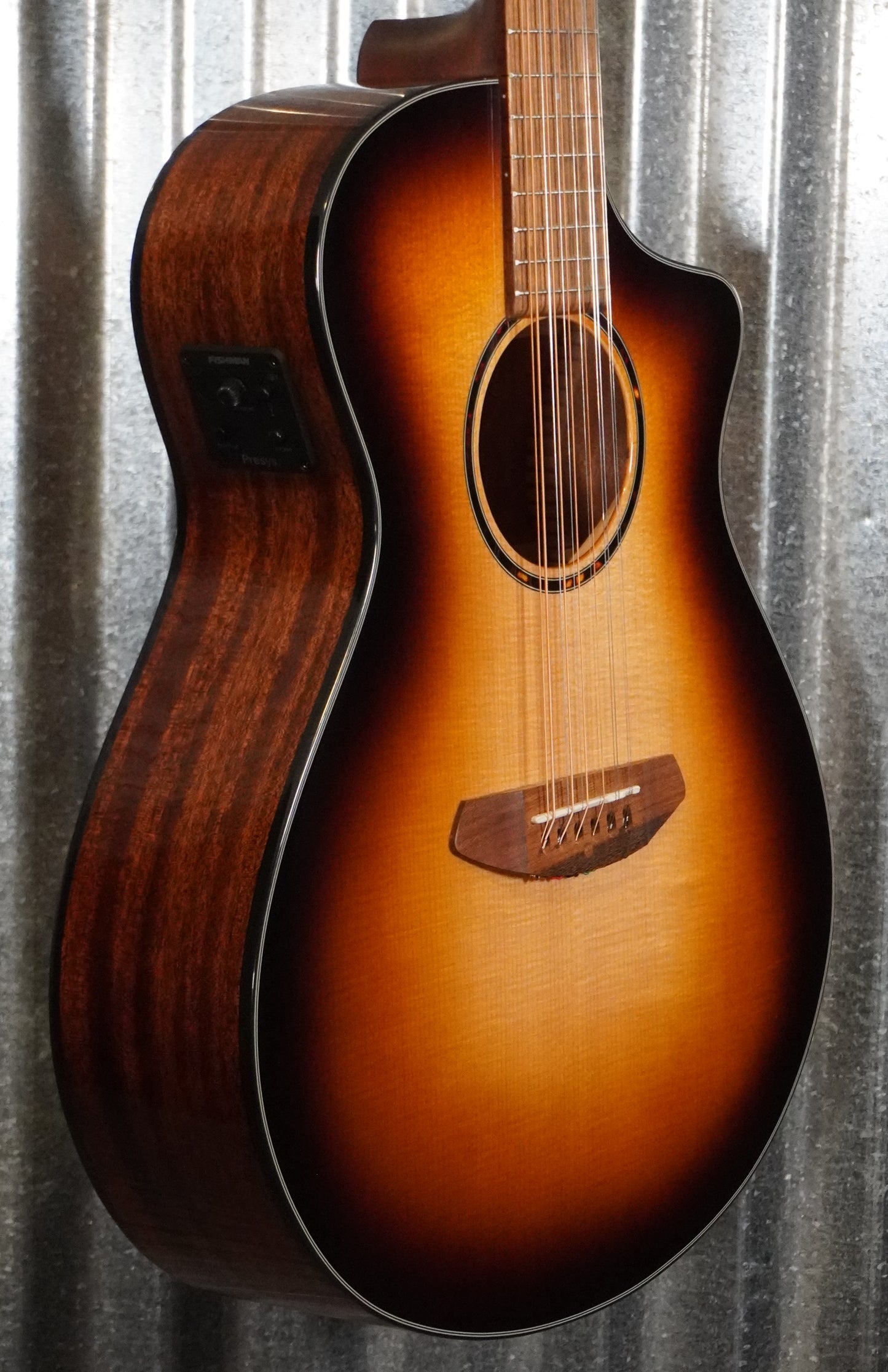 Breedlove Discovery S Concert Edgeburst 12 String CE Sitka Acoustic Electric Guitar #0509