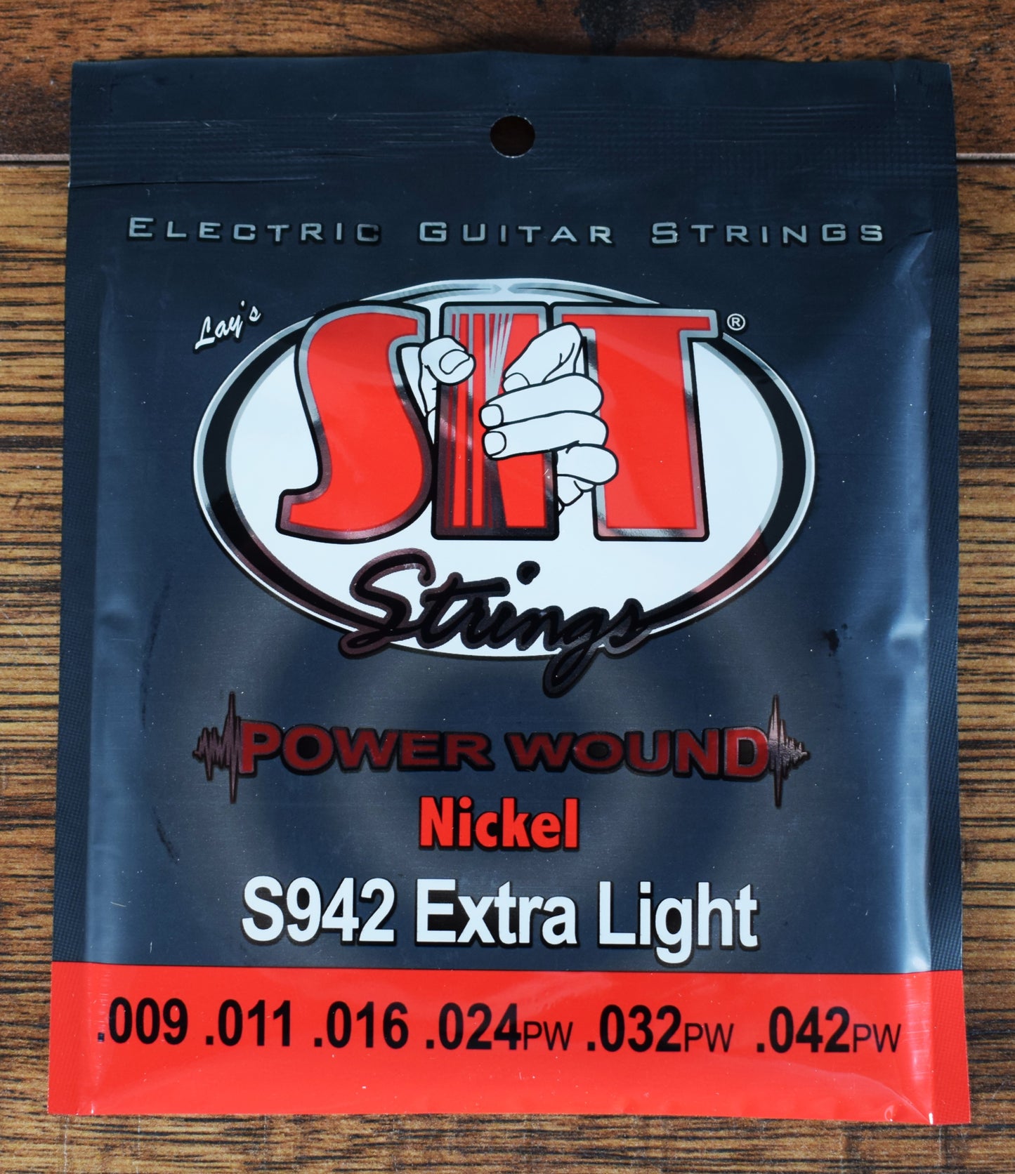 SIT Strings S942 Extra Light Power Wound Nickel Electric Guitar Strings 3 Pack