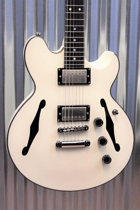 Fret King Elise Vintage White Semi Hollow Electric Guitar & Case FKV3HVW #2026