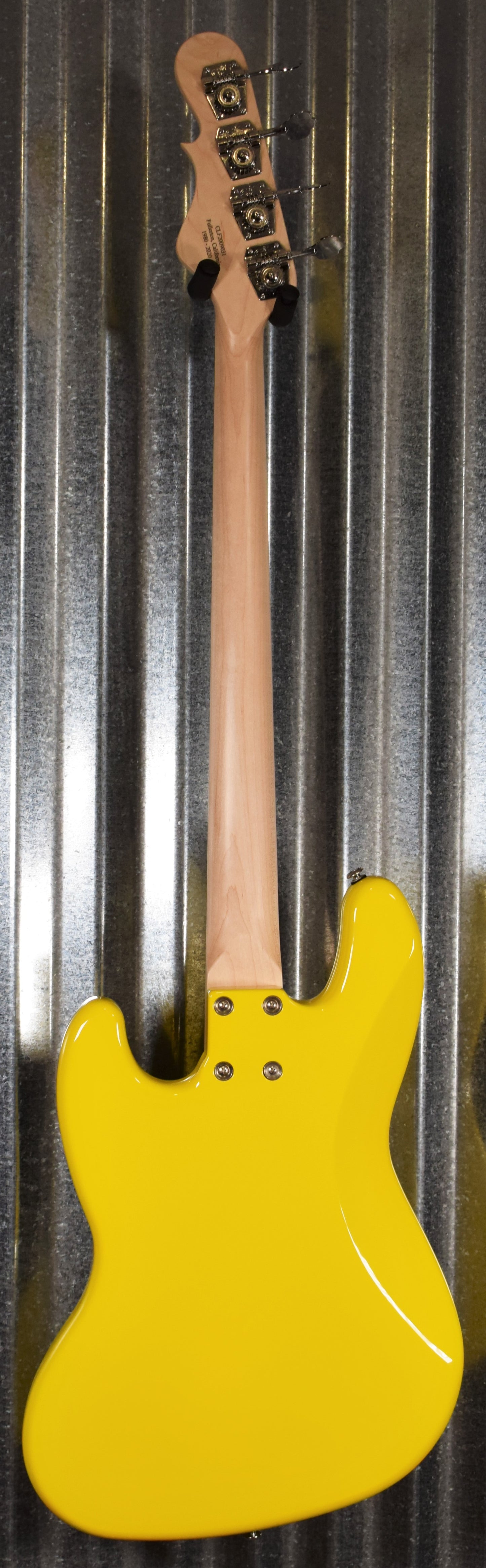 G&L USA Fullerton Custom JB Yellow Fever Jazz Bass & Case 2020 #9031