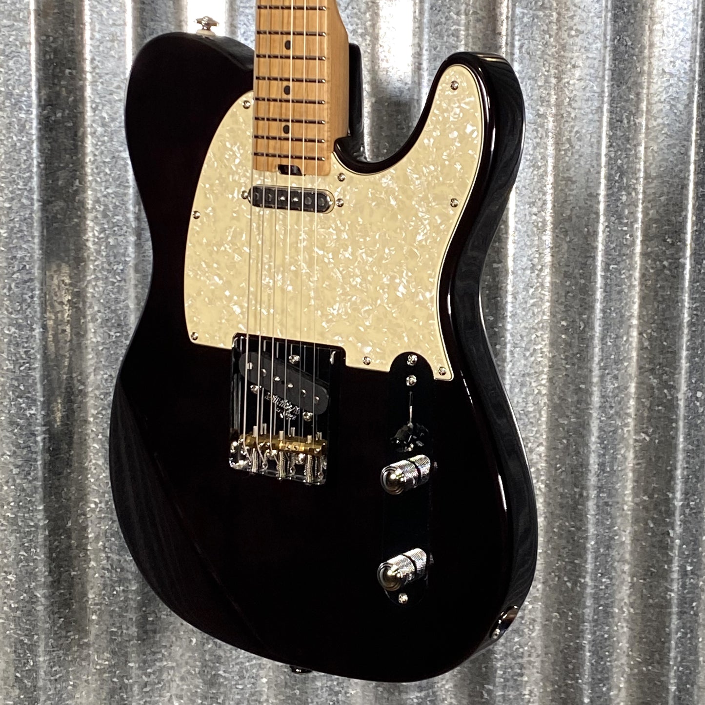 Musi Virgo Classic Telecaster Transparent Black Guitar #0267 Used