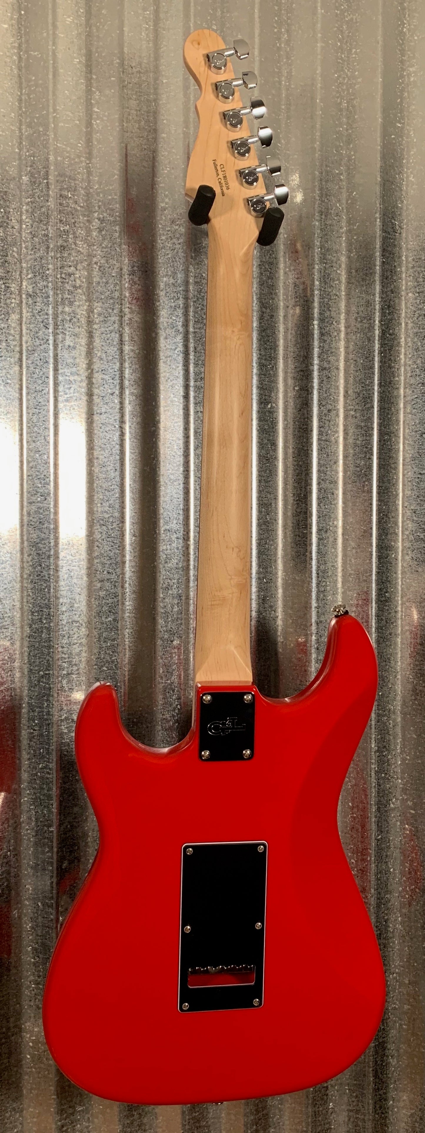 G&L USA Fullerton Custom Legacy Rally Red Guitar & Case 2018 #1036