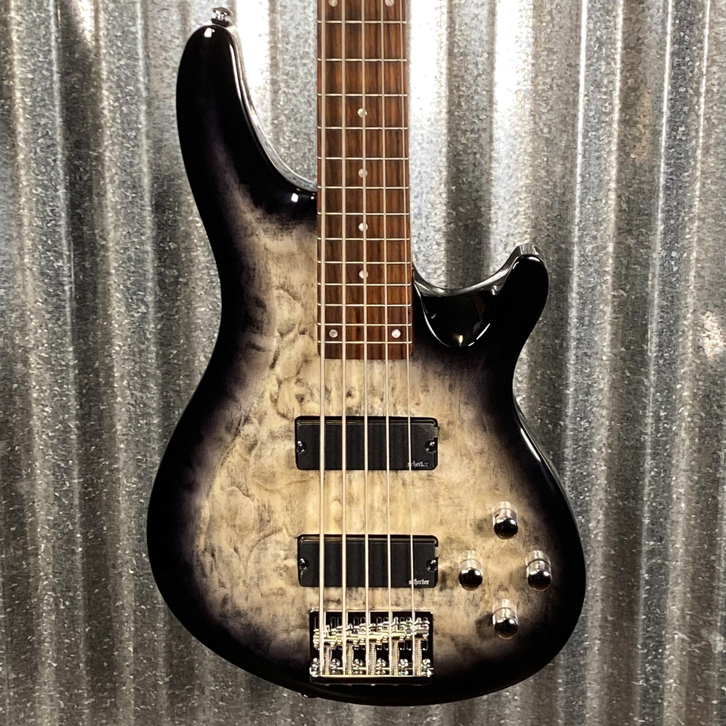 Schecter C-5 Plus 5 String Bass Charcoal Burst #0202