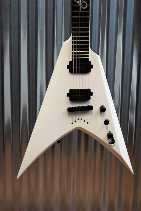 Washburn Parallaxe Ola Englund V PXSolarV160WHMK White Matte & Gig Bag #0532