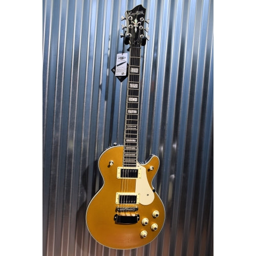 Hagstrom Guitars Swede SWE-GOT Gold Top Electric Guitar & Bag #337