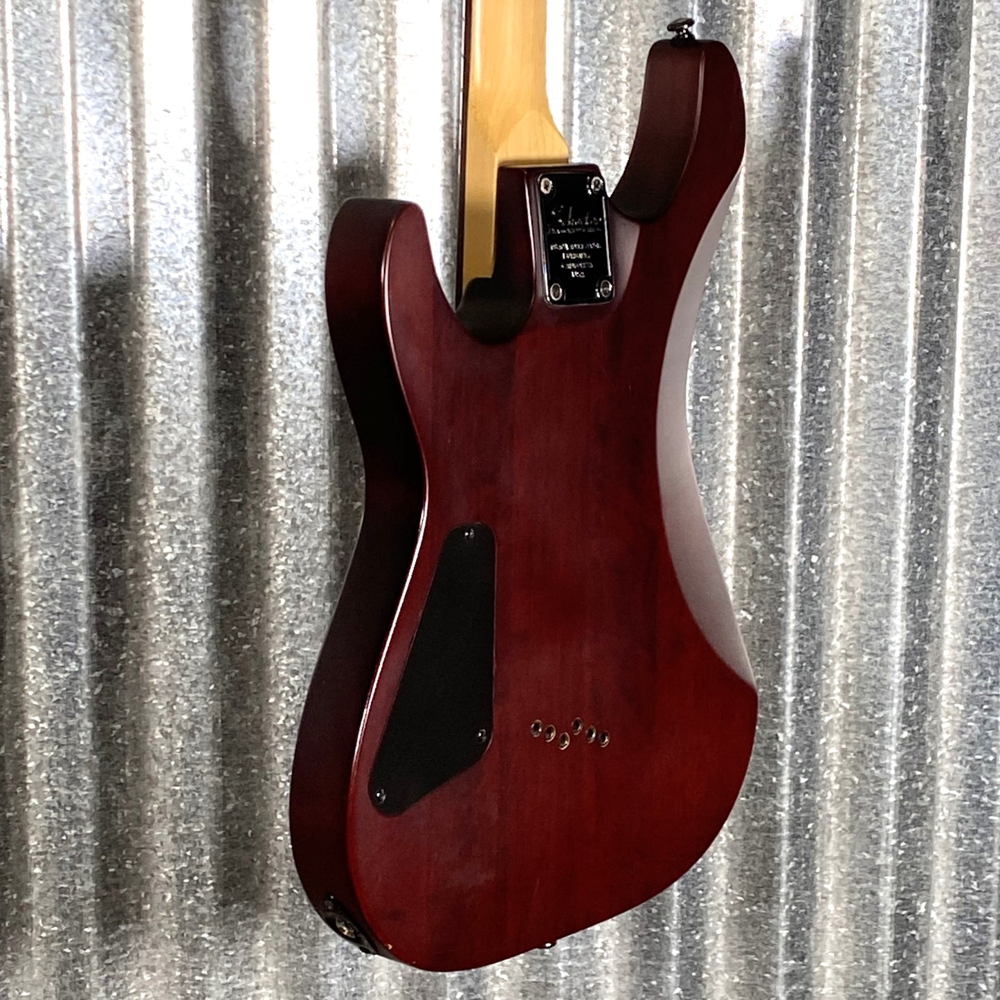 Schecter Diamond Series Omen-6 Walnut Satin Guitar #0223 Used