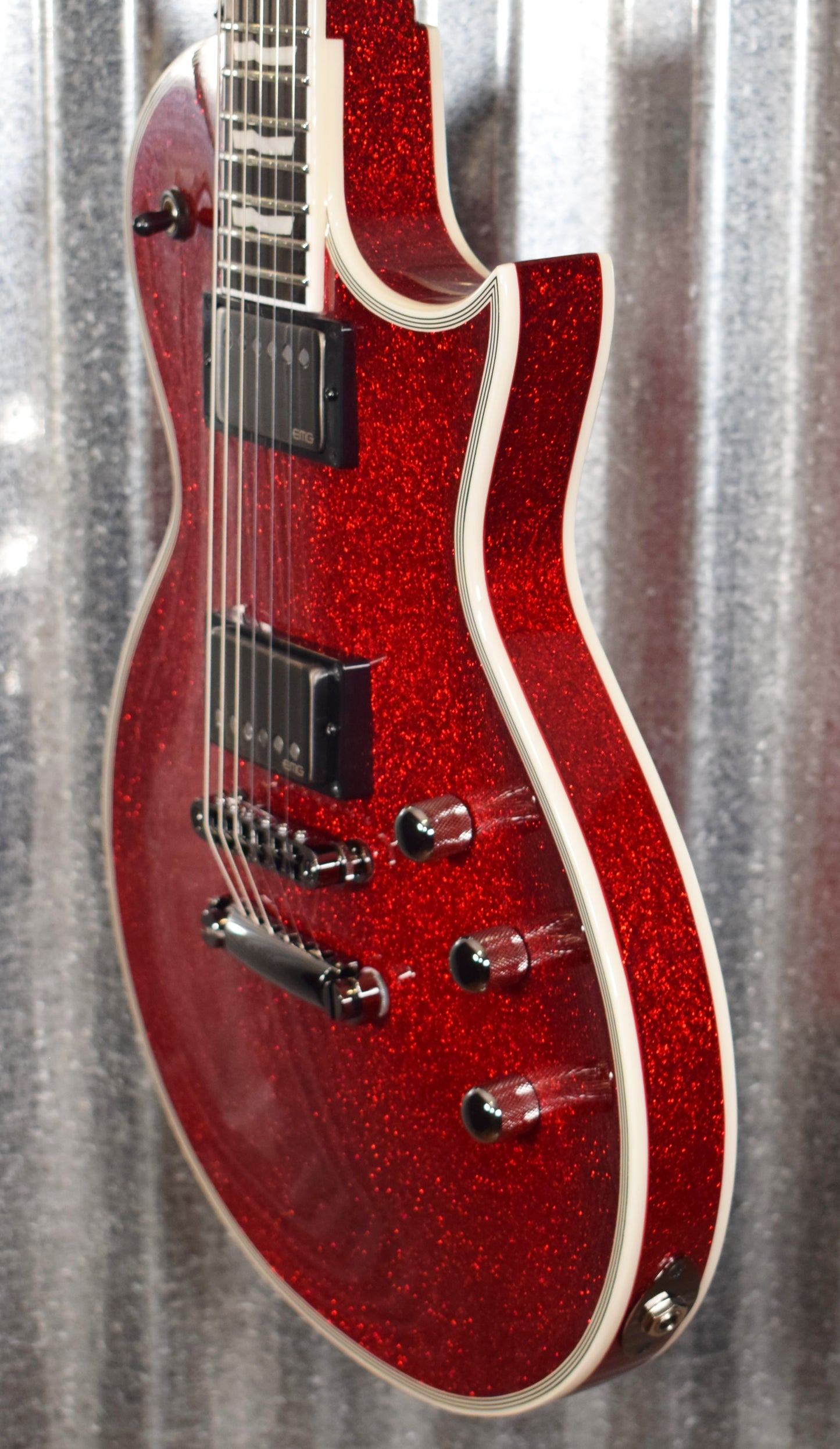 ESP E-II Eclipse DB Red Sparkle EMG Guitar & Case EIIECDBRSP Japan #ES3517193