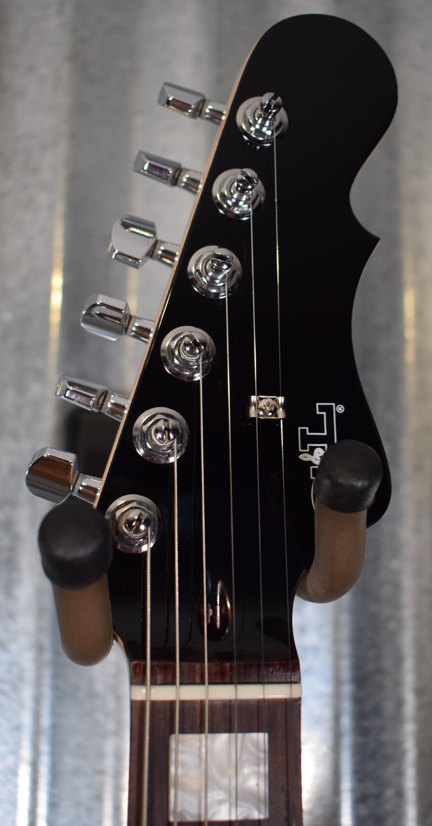 G&L USA Doheny Jet Black Rosewood Satin Neck Guitar & Case #5349