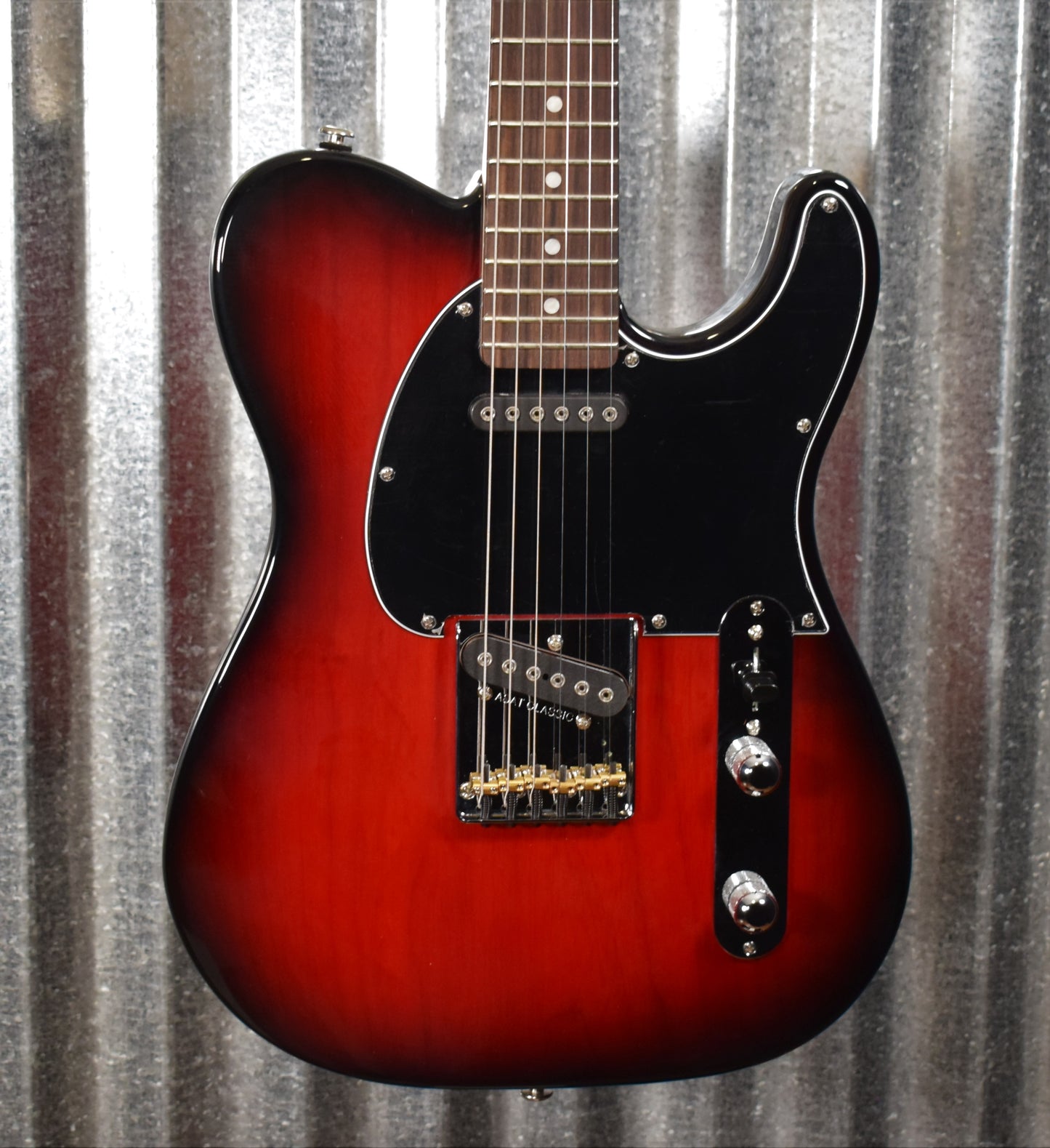 G&L USA ASAT Classic Redburst Rosewood Satin Neck Guitar & Case #5194