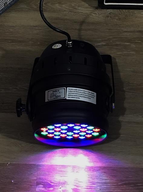 MBT Lighting LEDPAR64PRO SRL-6057-SB Multi Color Stage Light #0903 *