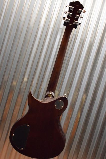 Washburn WIDLXSPLTD Spalted Maple Idol LE Guitar Tobacco Sunburst & Case #0204