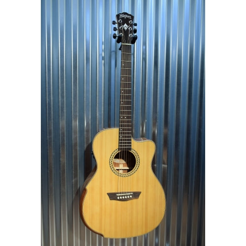 Washburn WCG15CE Comfort Series Acoustic Electric Guitar & Case #0350