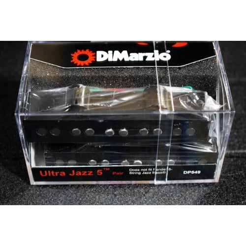 DiMarzio DP549 Ultra Jazz 5 Pair Bass Pickup Set DP549BK Black