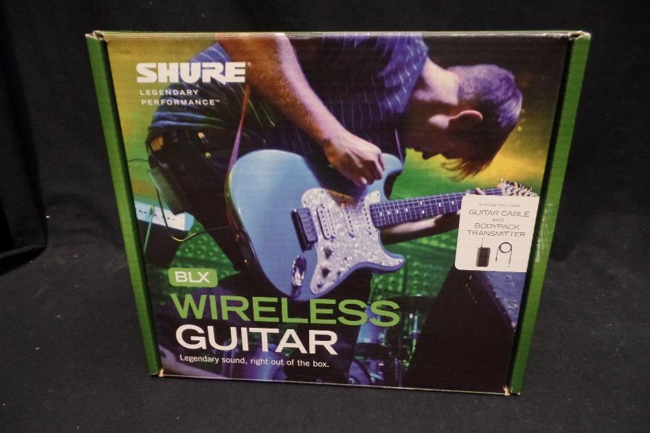 Shure BLX14-J10 Guitar Bass Instrument Wireless Body Pack & Receiver System *