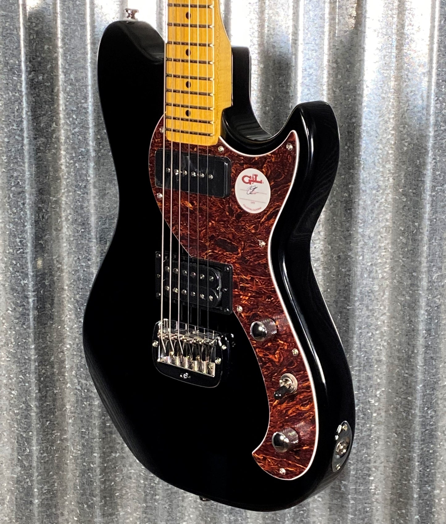 G&L Tribute Fallout Gloss Black Guitar #5149