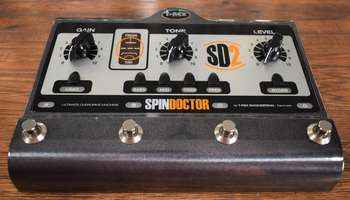 T-Rex Engineering SpinDoctor 2 Programmable Motorized Tube Guitar Preamp Effect Pedal Used