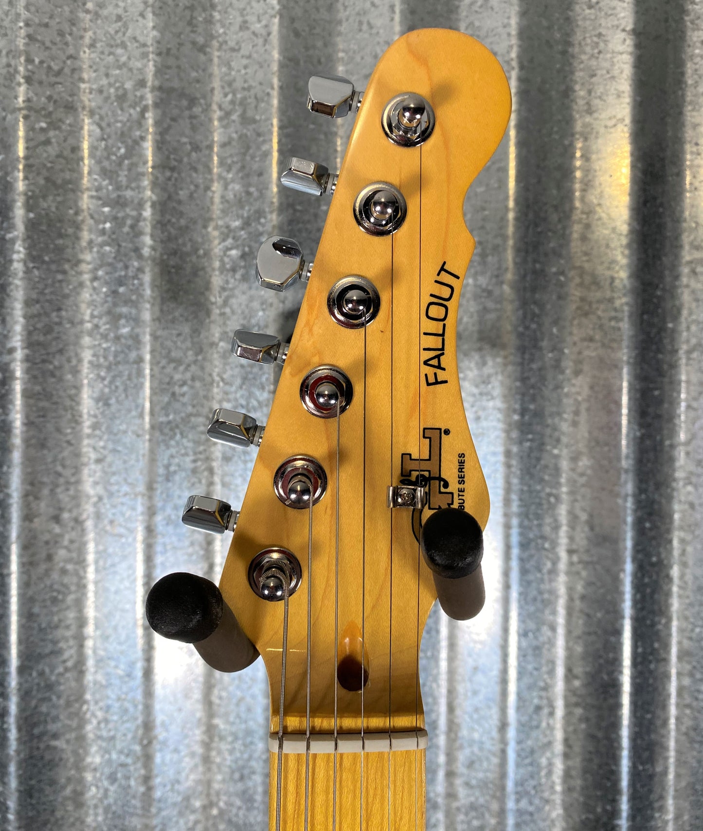 G&L Tribute Fallout Gloss Black Guitar #5149