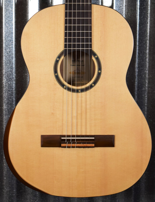 Ortega R55DLX Solid Top Nylon String Acoustic Guitar Natural #0218