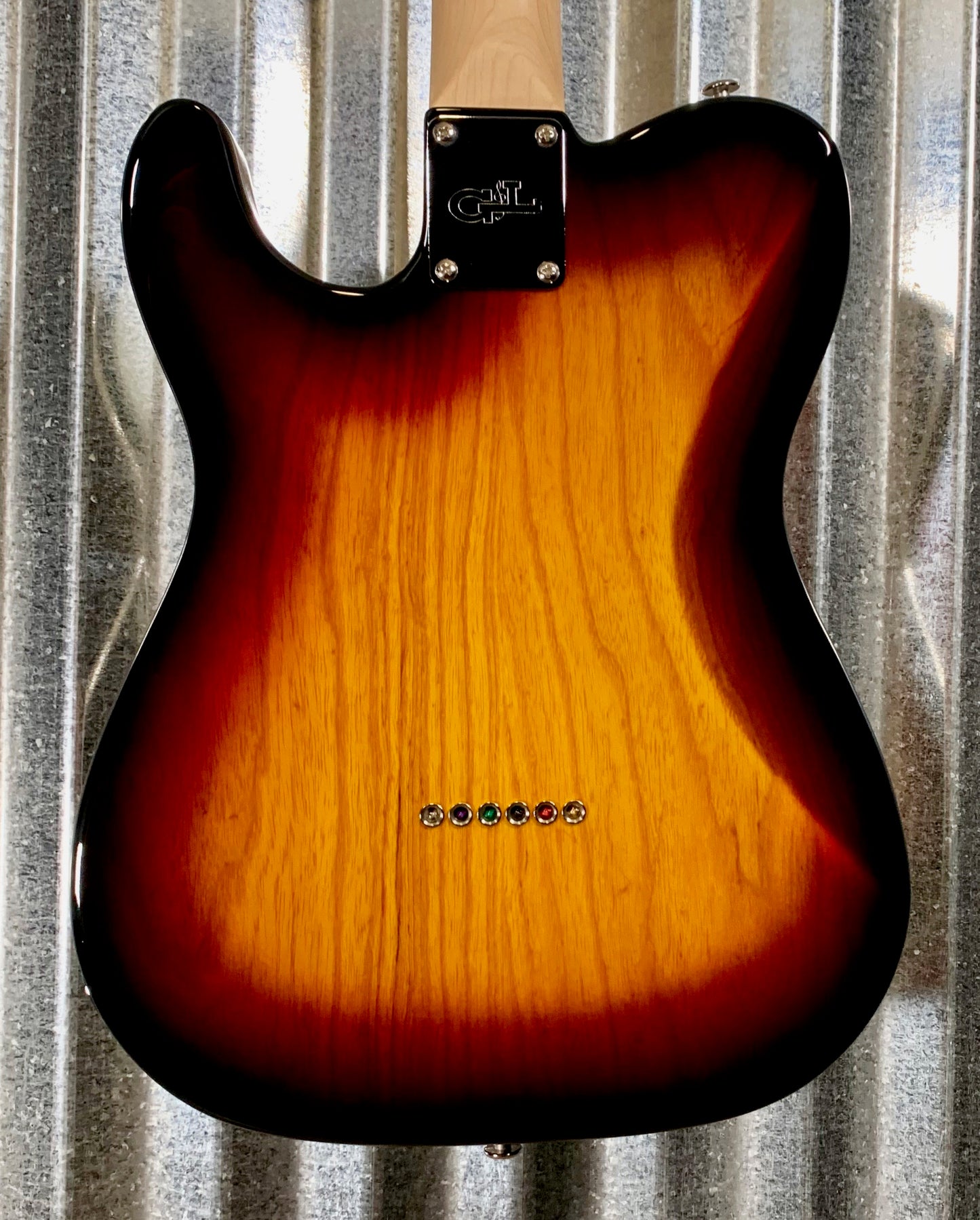 G&L USA Fullerton Custom ASAT Classic 3 Tone Sunburst Guitar & Case #2103