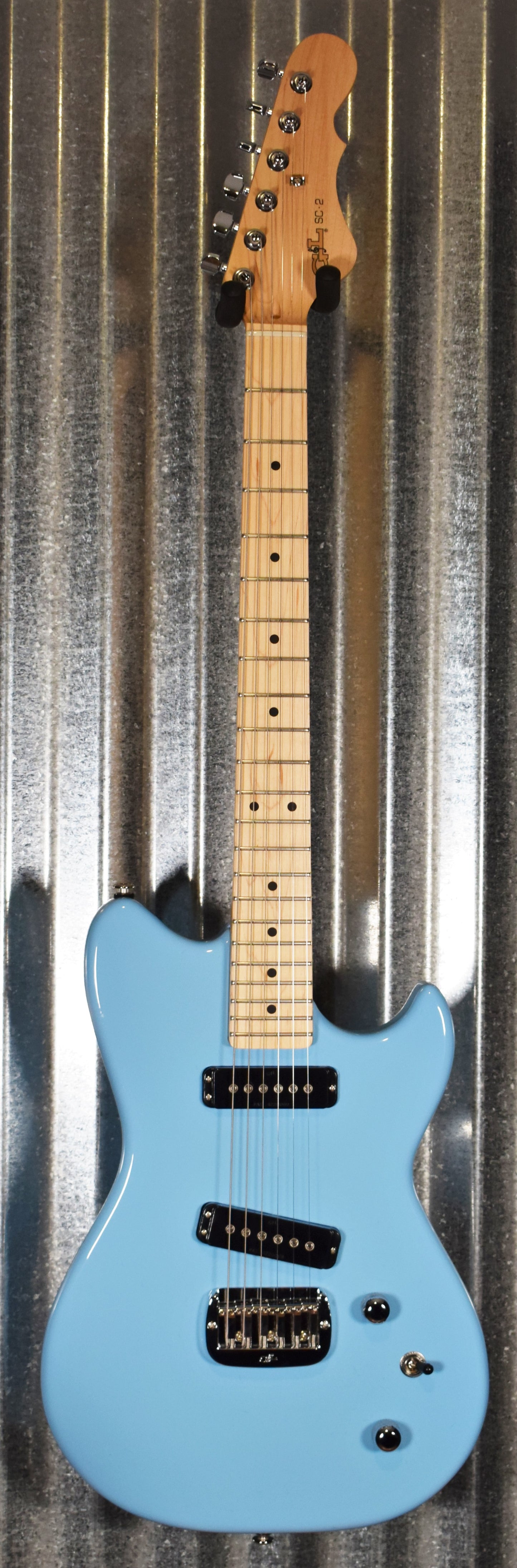 G&L USA SC-2 Himalayan Blue Guitar & Bag #6008