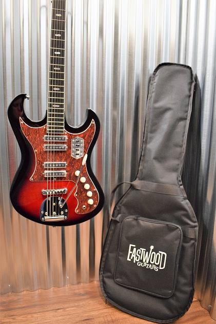 Eastwood Guitars SD-40 Hound Dog Electric Guitar & Gig Bag #3400
