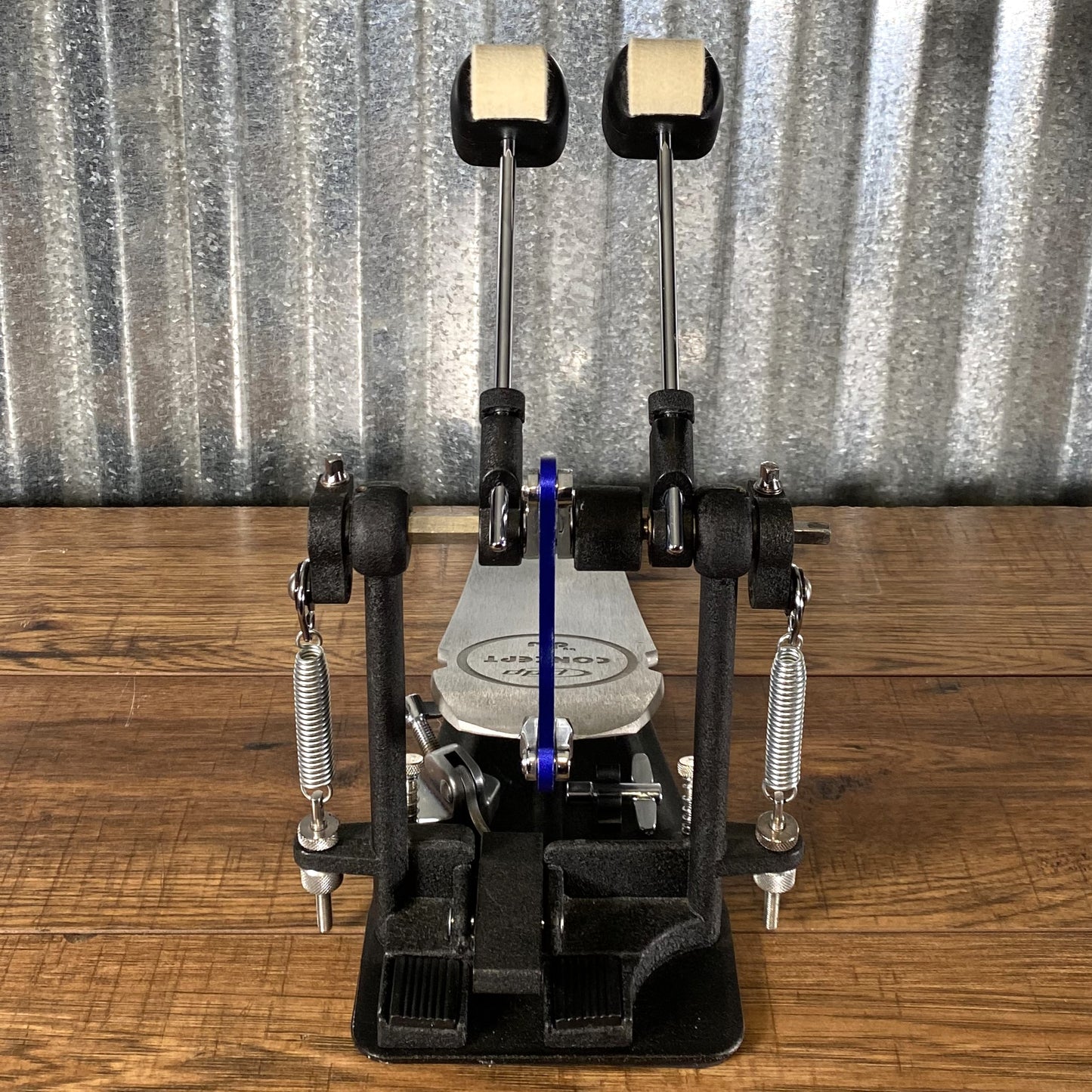 Pacific Drums Concept Series By DW Direct Drive Double Bass Drum Pedal & Extended Footboard Used