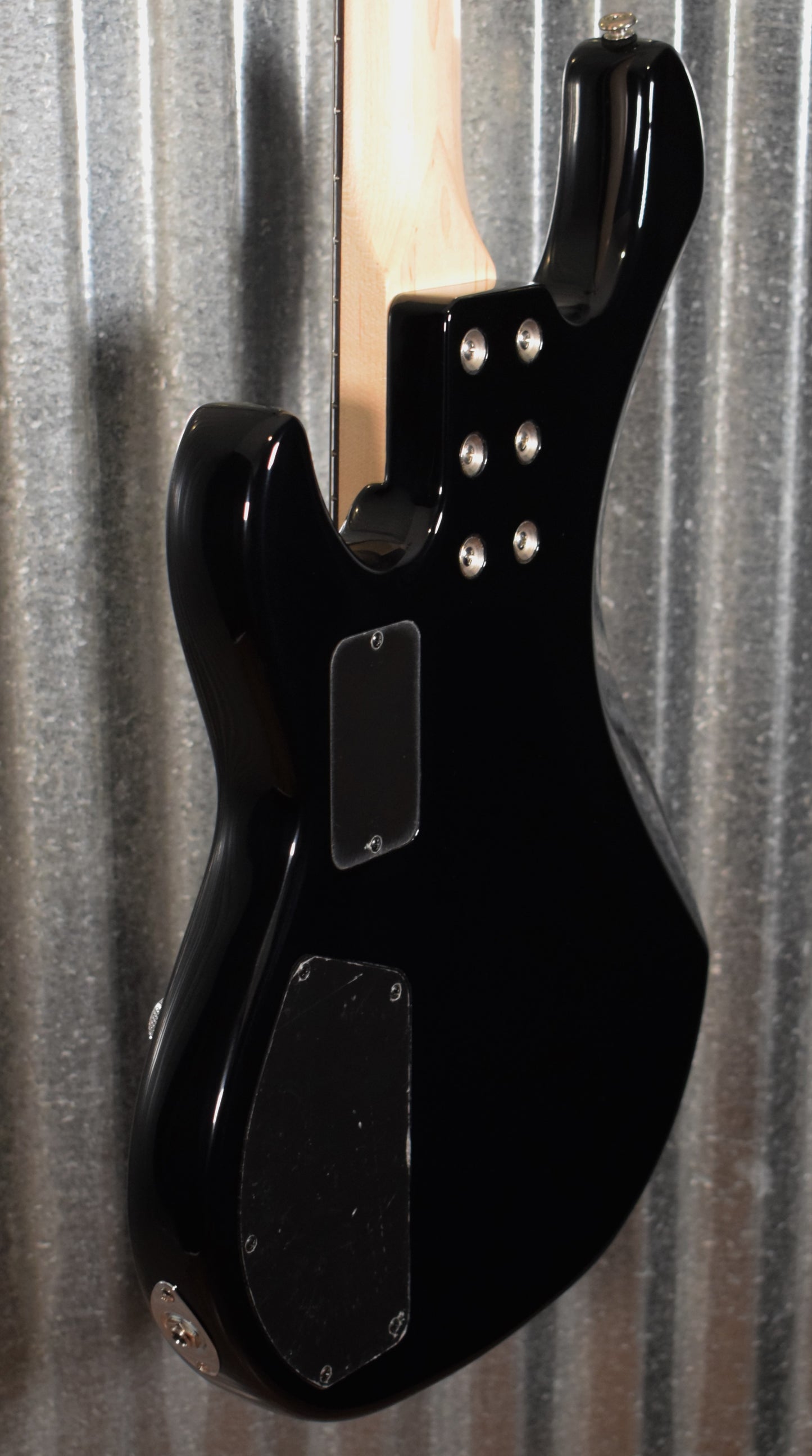 G&L USA L-2500 Jet Black 5 String Bass Rosewood Satin Neck & Case #6212