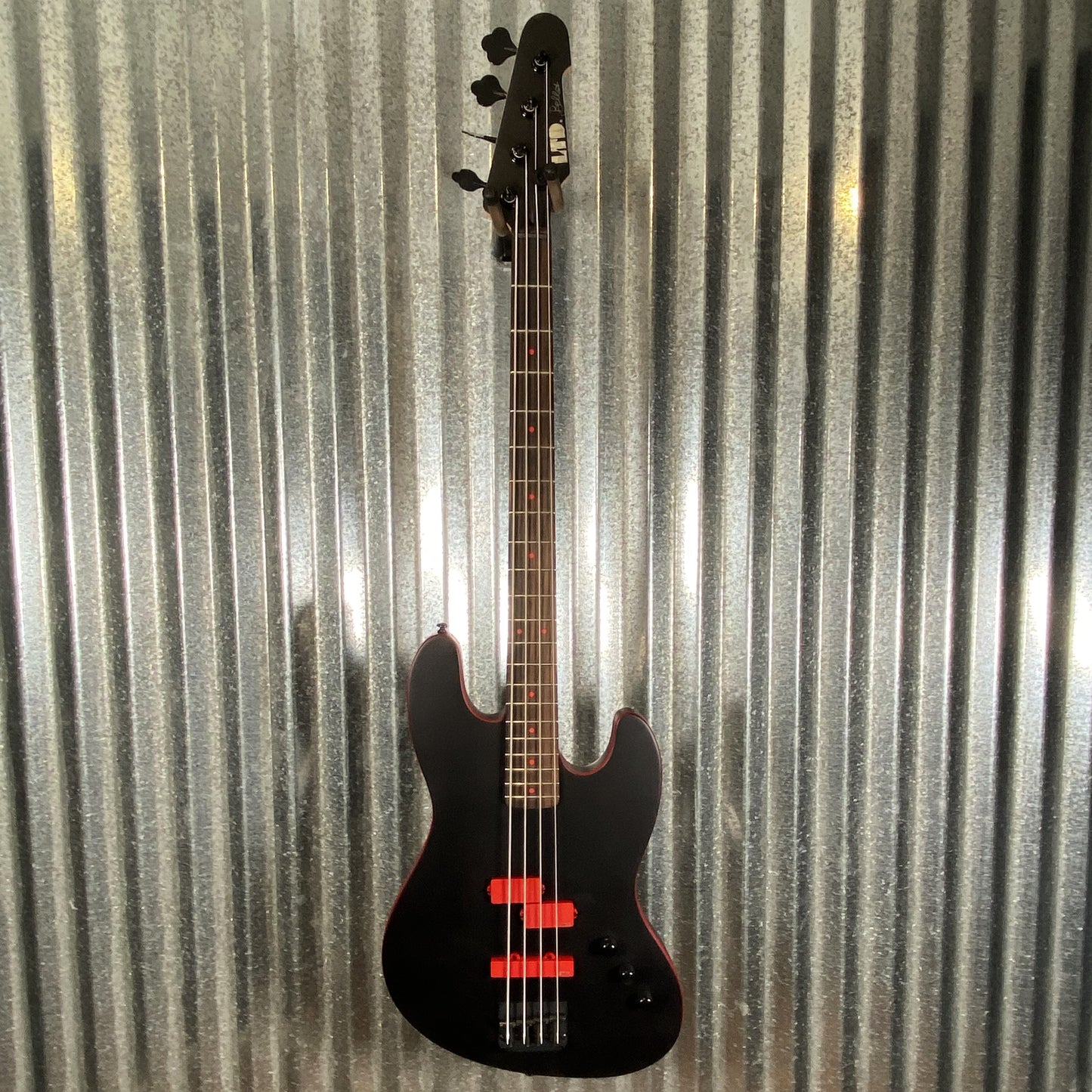 ESP LTD FBJ-400 Frank Bello 4 String Bass EMG PJ Black Satin #0324 Used
