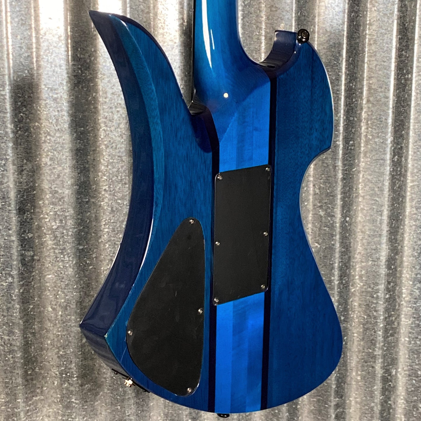 BC Rich Mockingbird ST Korea Trans Blue Quilt Flame Maple Guitar #0041 Used