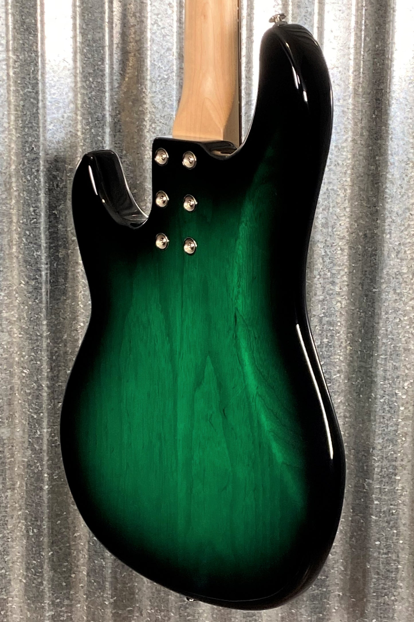 G&L USA LB-100 Greenburst 4 String Bass & Case #7273